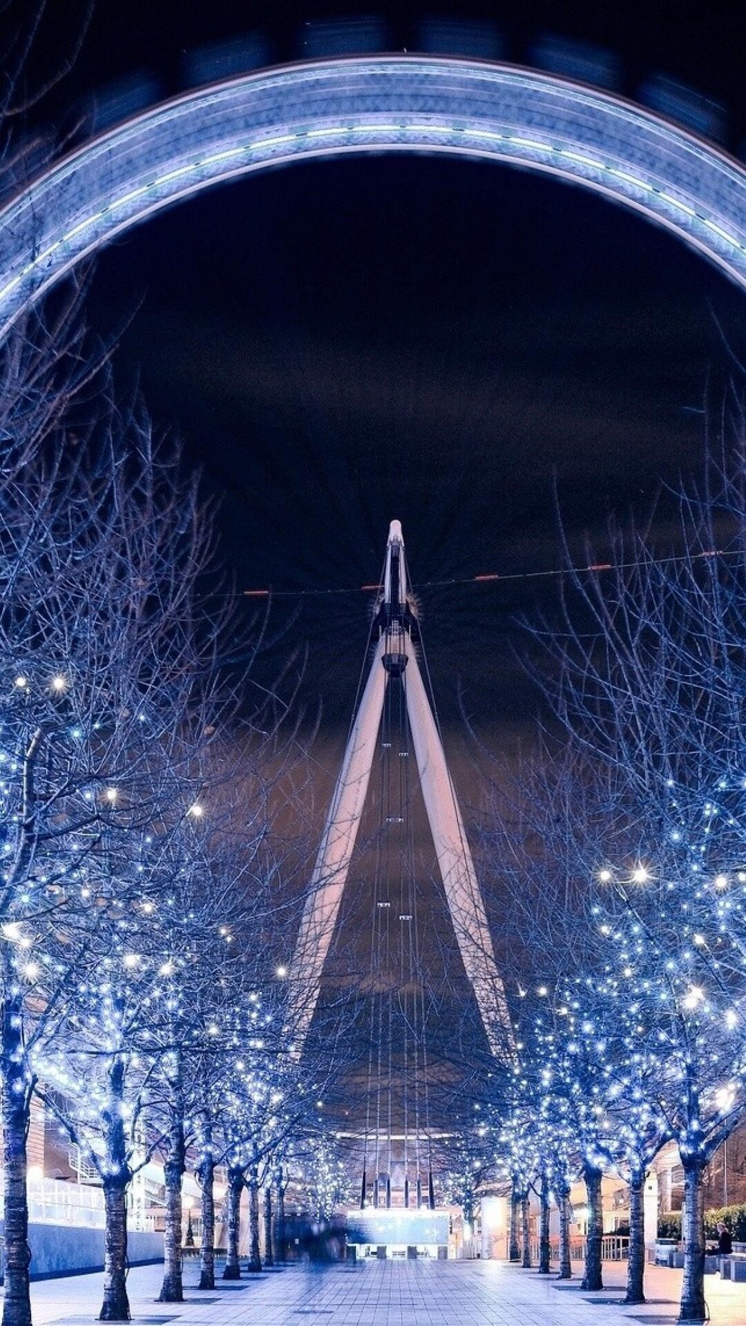 Ferris wheel, London skyline, Photos and pictures, 1080x1920 Full HD Phone