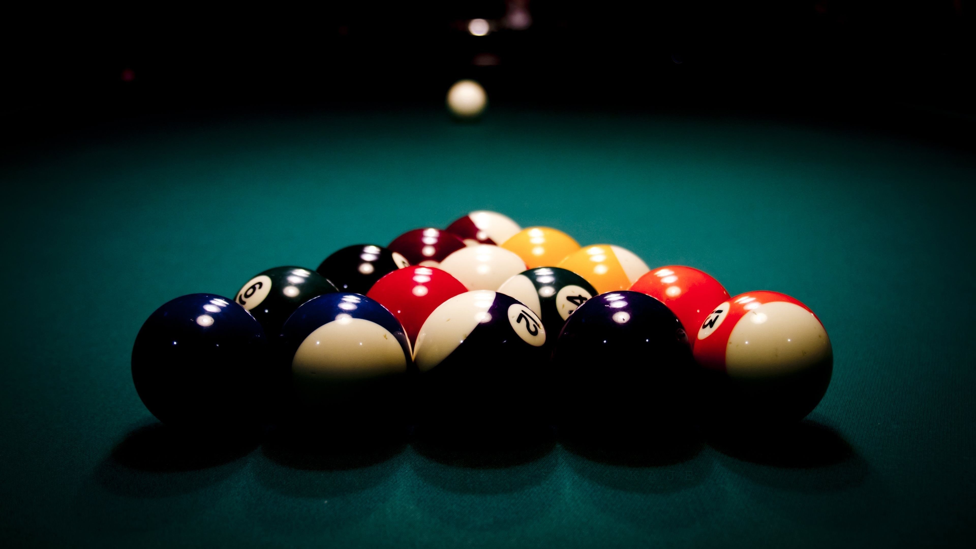 Object balls, Pool (Cue Sports) Wallpaper, 3840x2160 4K Desktop