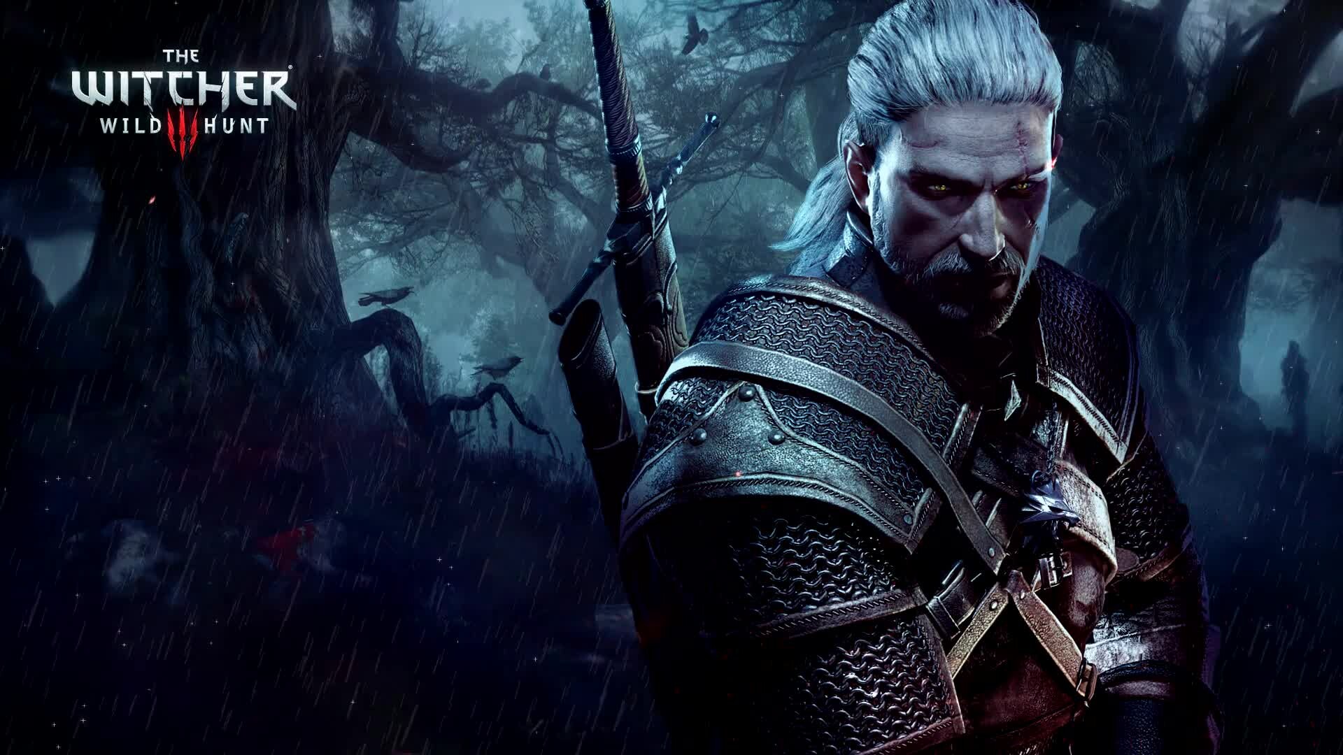 The Witcher Wild Hunt, Geralt desktop live wallpaper, Dynamic visuals, Living screens, 1920x1080 Full HD Desktop