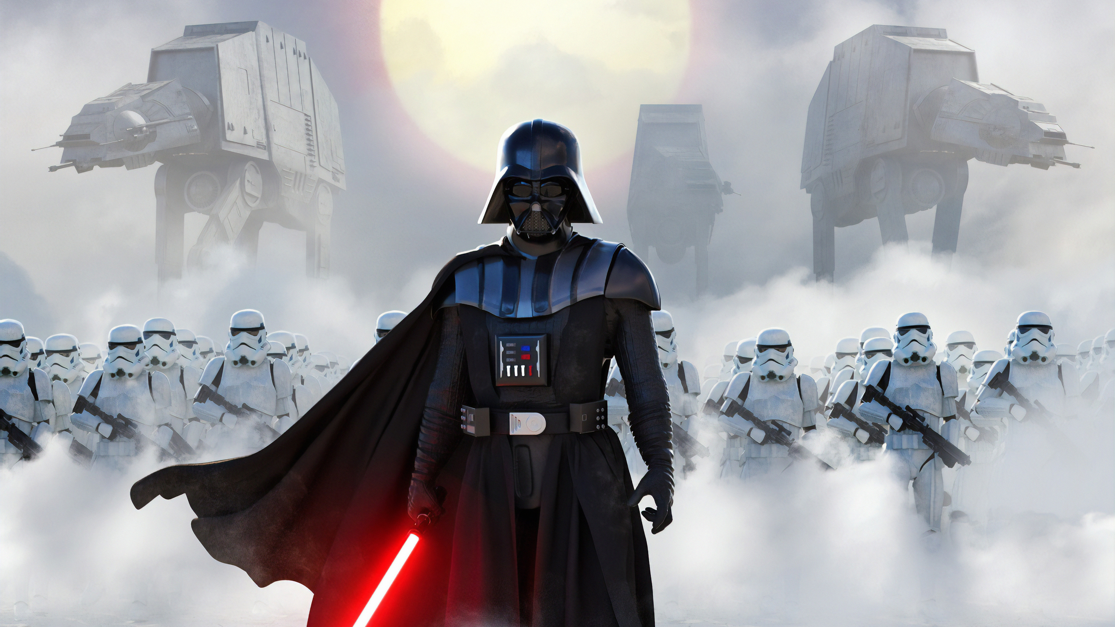 Stormtroopers, Darth Vader Wallpaper, 3840x2160 4K Desktop