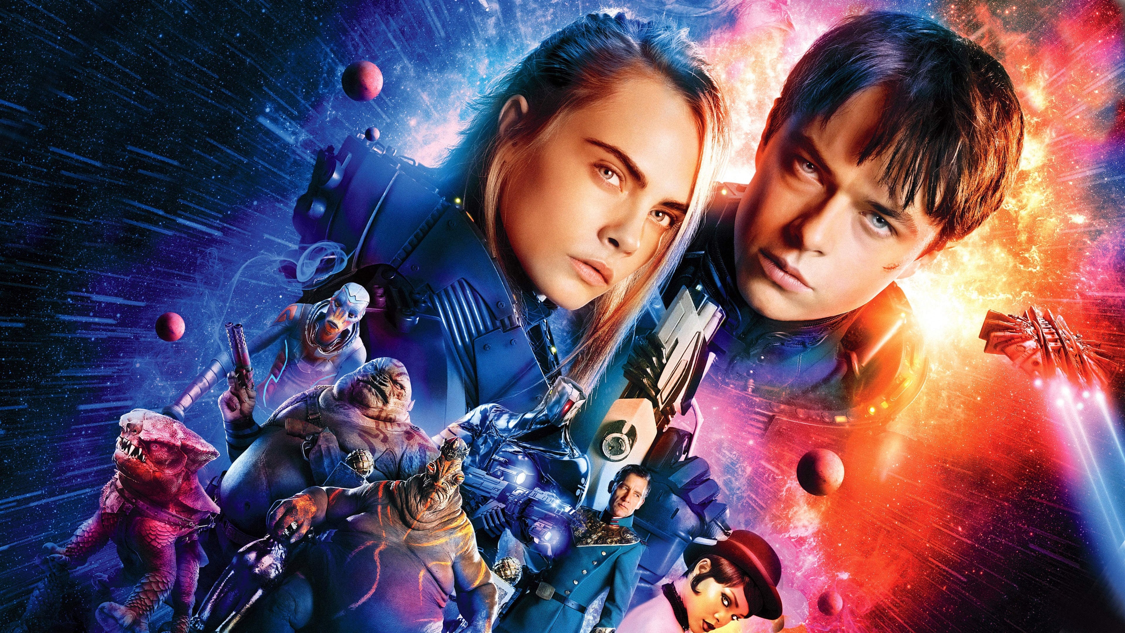 Valerian movie, Space adventures, Spectacular planetscapes, Futuristic metropolis, 3840x2160 4K Desktop