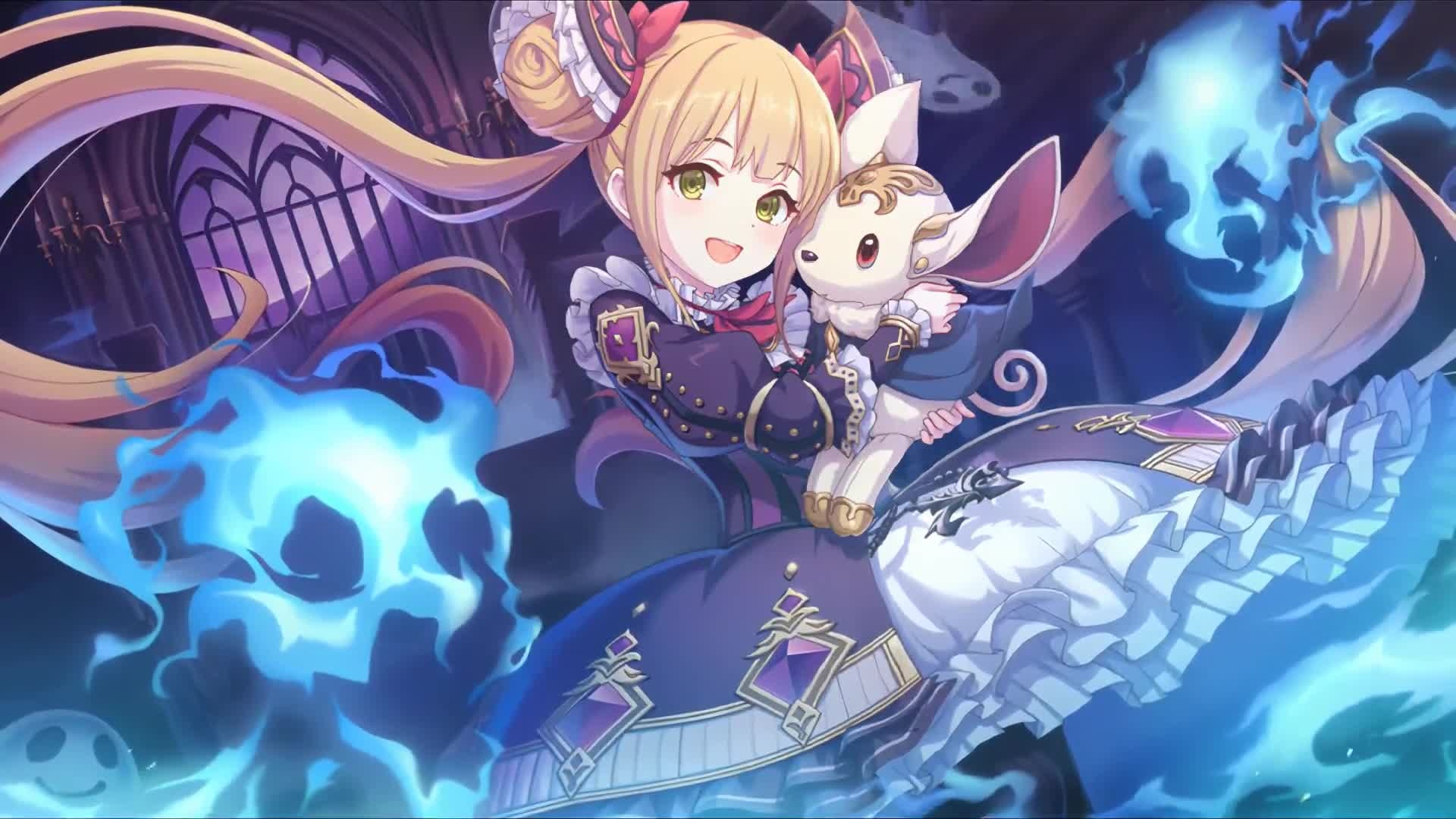 Princess Connect! Re: Dive, Luna character, Live background, 1920x1080 Full HD Desktop