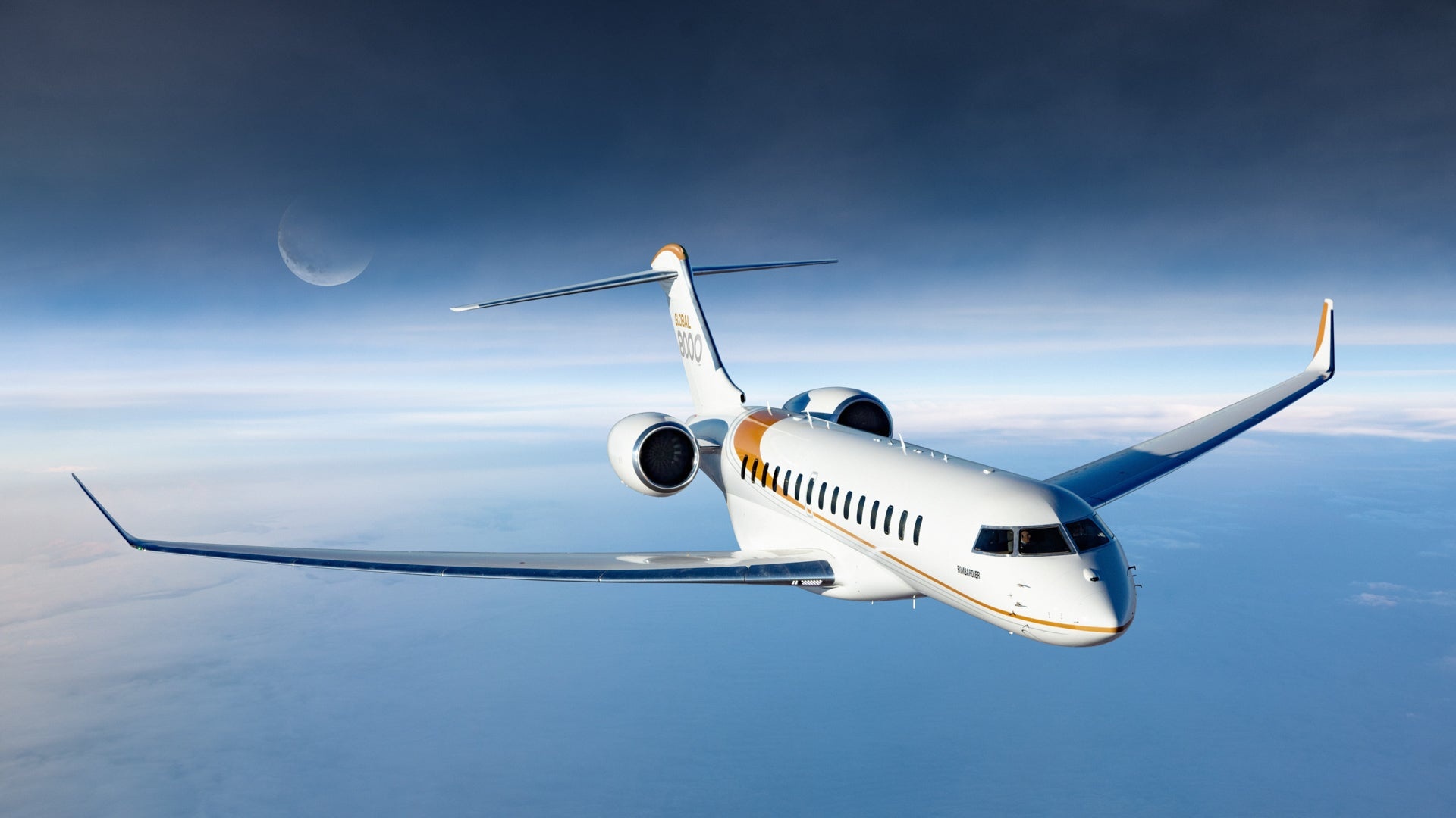 Bombardier Aerospace, Almost supersonic, Private jet, Mach 9. 4, 1920x1080 Full HD Desktop