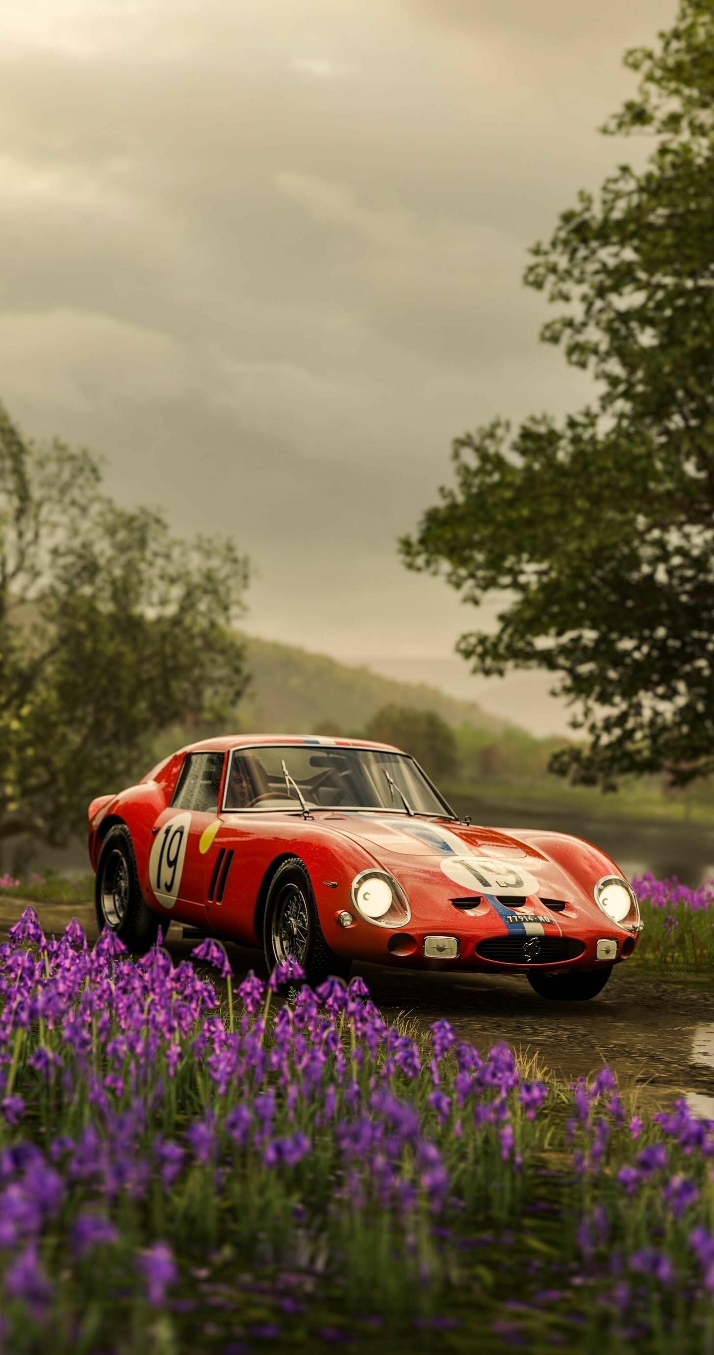 Vintage Ferrari, Classic car wallpapers, 1460x2770 HD Phone