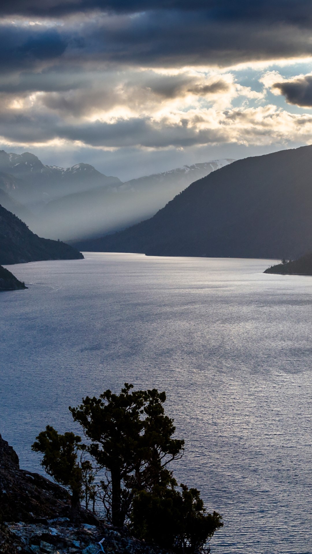 Nahuel Huapi, Nahuel Huapi Lake, National park Rio Negro, Patagonia Andes, 1080x1920 Full HD Phone