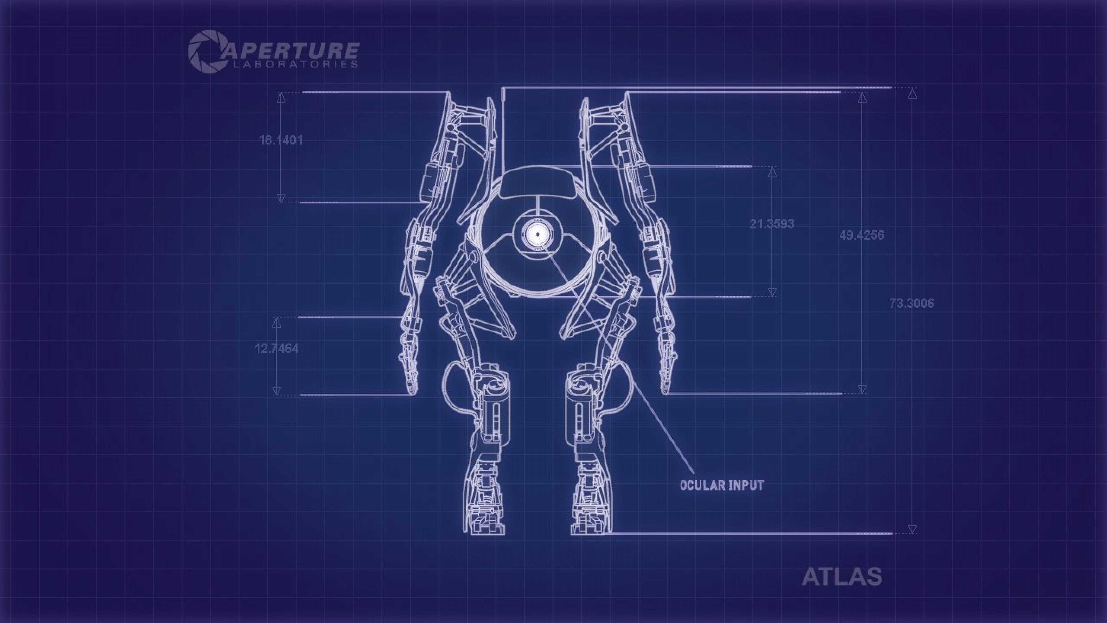 Atlas, Portal 2 Wallpaper, 3840x2160 4K Desktop