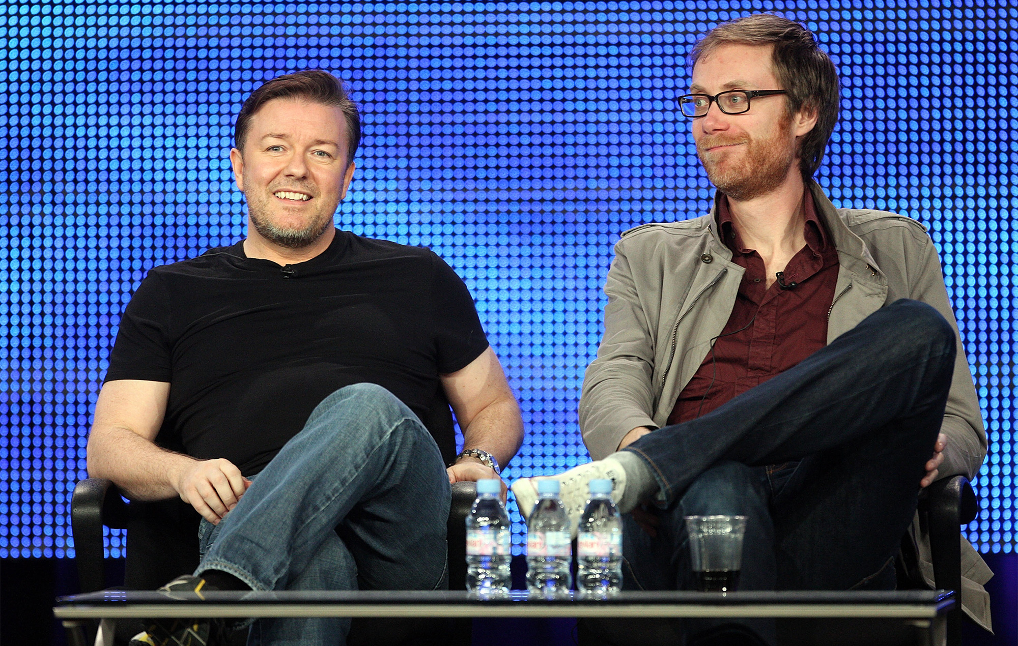 Stephen Merchant, Ricky Gervais, After Life Joke, 2000x1270 HD Desktop