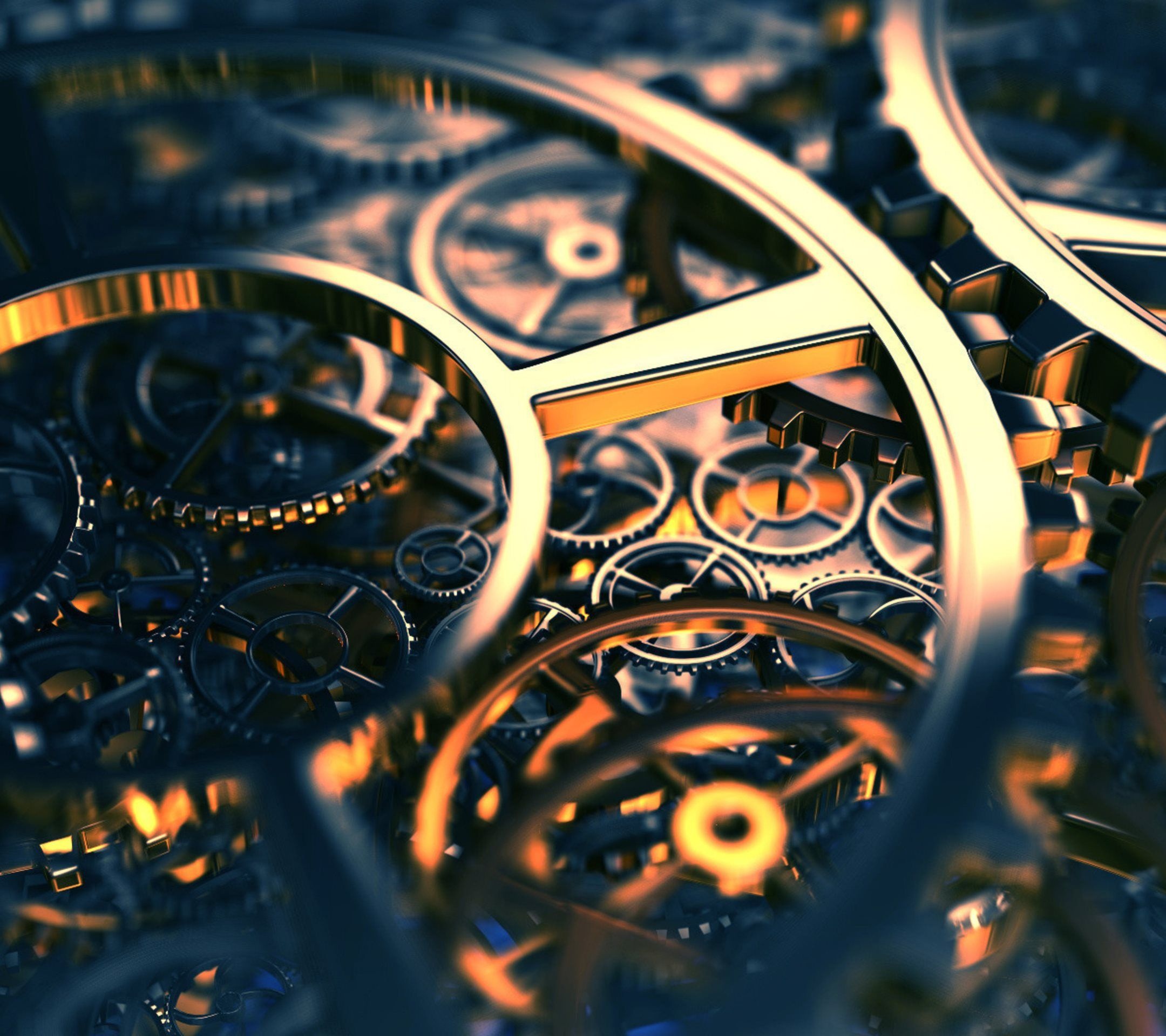 Mechanical, Clock Wallpaper, 2160x1920 HD Desktop