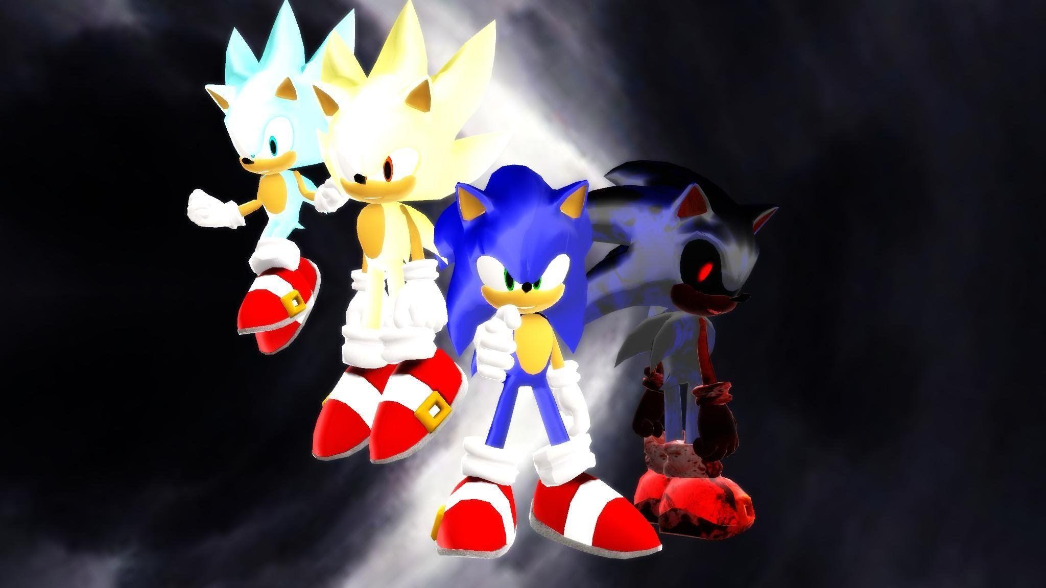 Power of Chaos Emeralds, Hyper Sonic Wallpaper, 2050x1160 HD Desktop