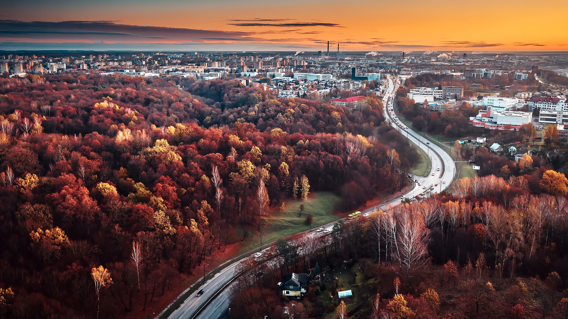 Lithuania travels, Path lithuania 4k, Laptop full hd, 1920x1080 Full HD Desktop