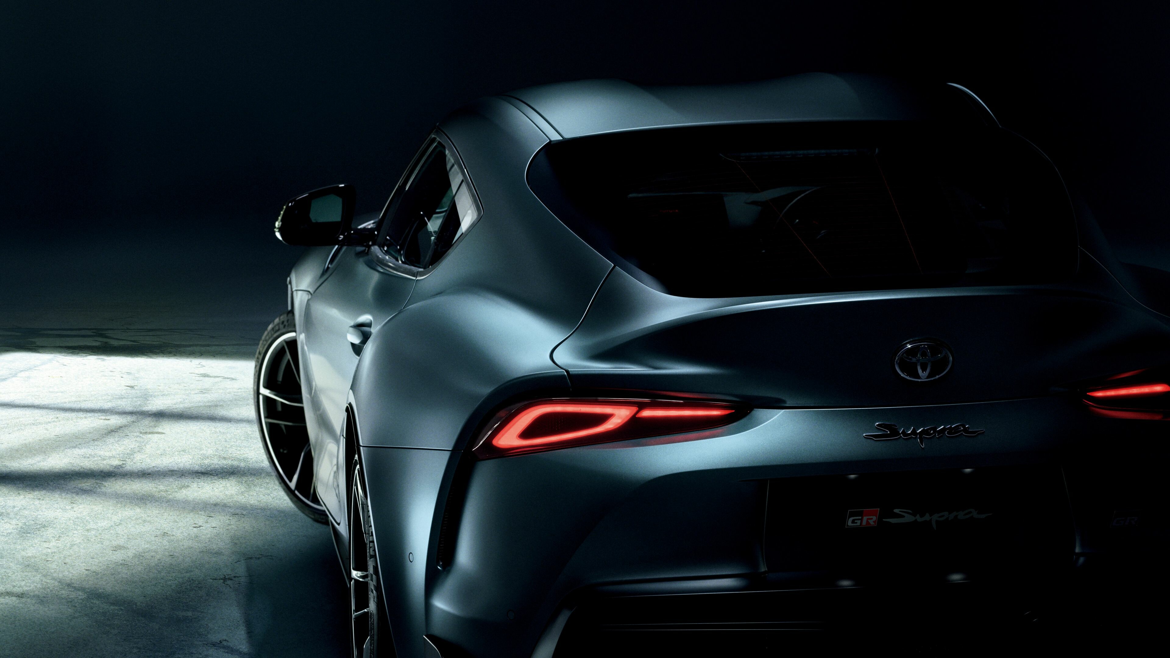 Toyota GR Supra 2019, Rear, Toyota wallpapers, Supra, 3840x2160 4K Desktop