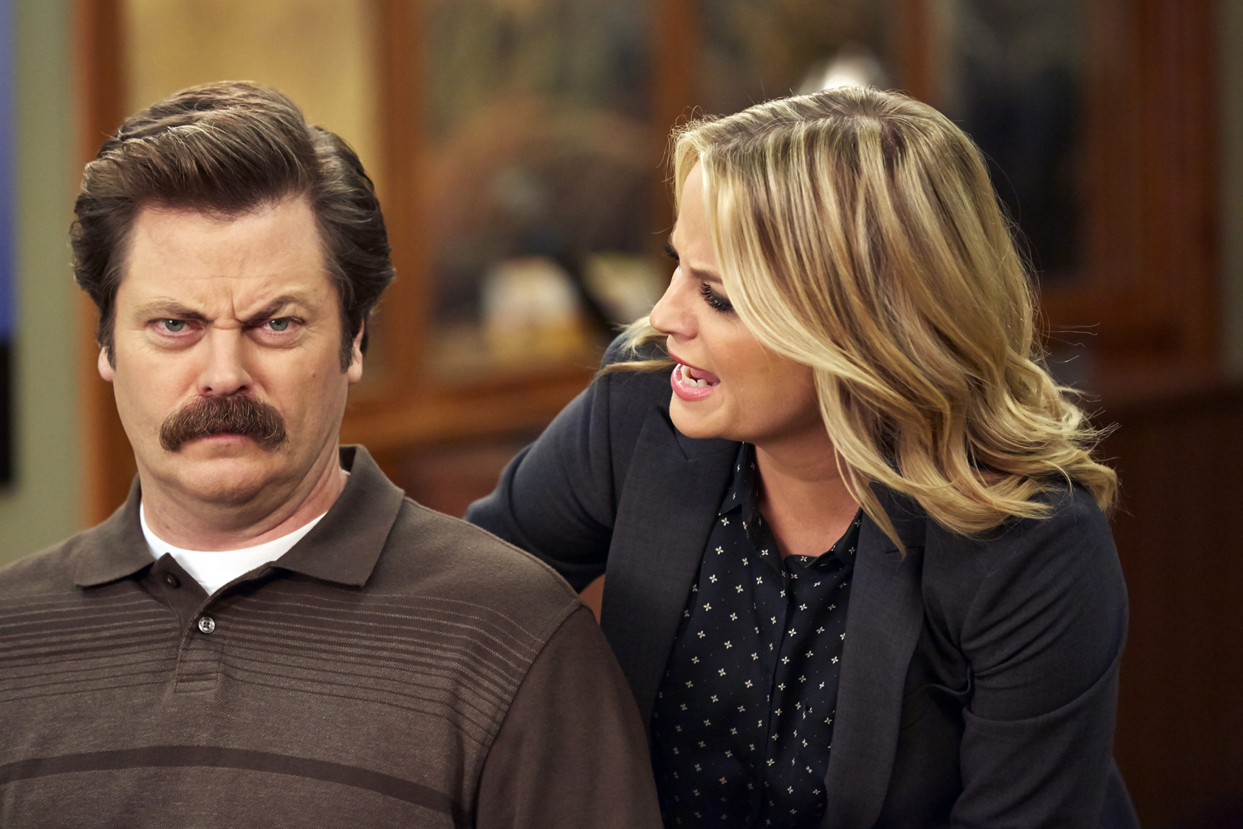 Nick Offerman, Ron Swanson expert, Quiz, Parks and Recreation, 2560x1710 HD Desktop