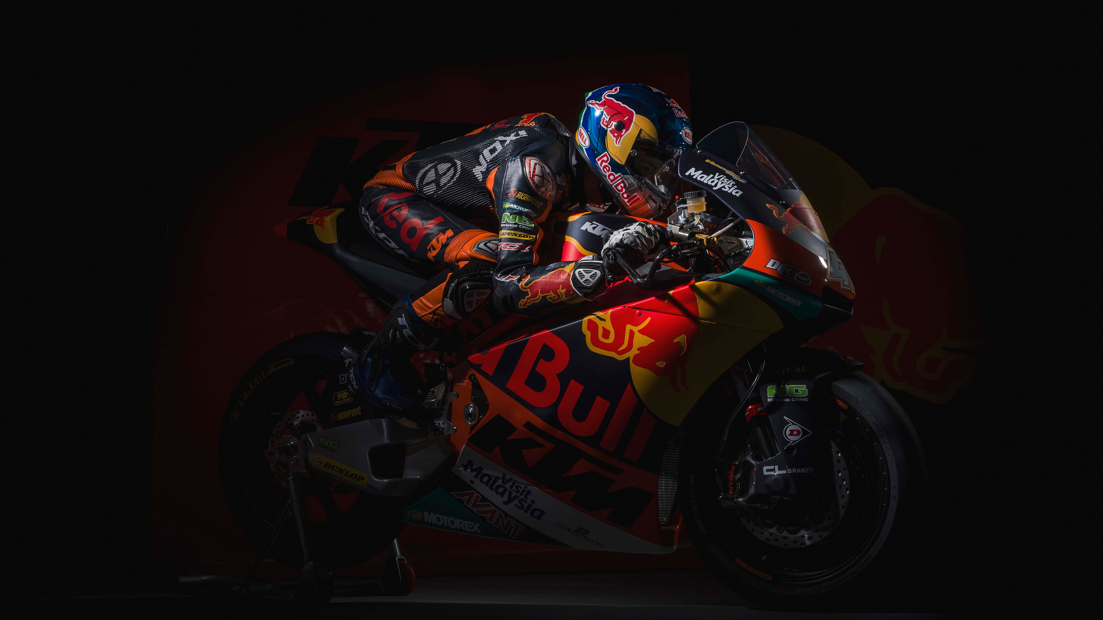 KTM Moto2, UHD 4K wallpaper, Motorcycle racing, 3840x2160 4K Desktop