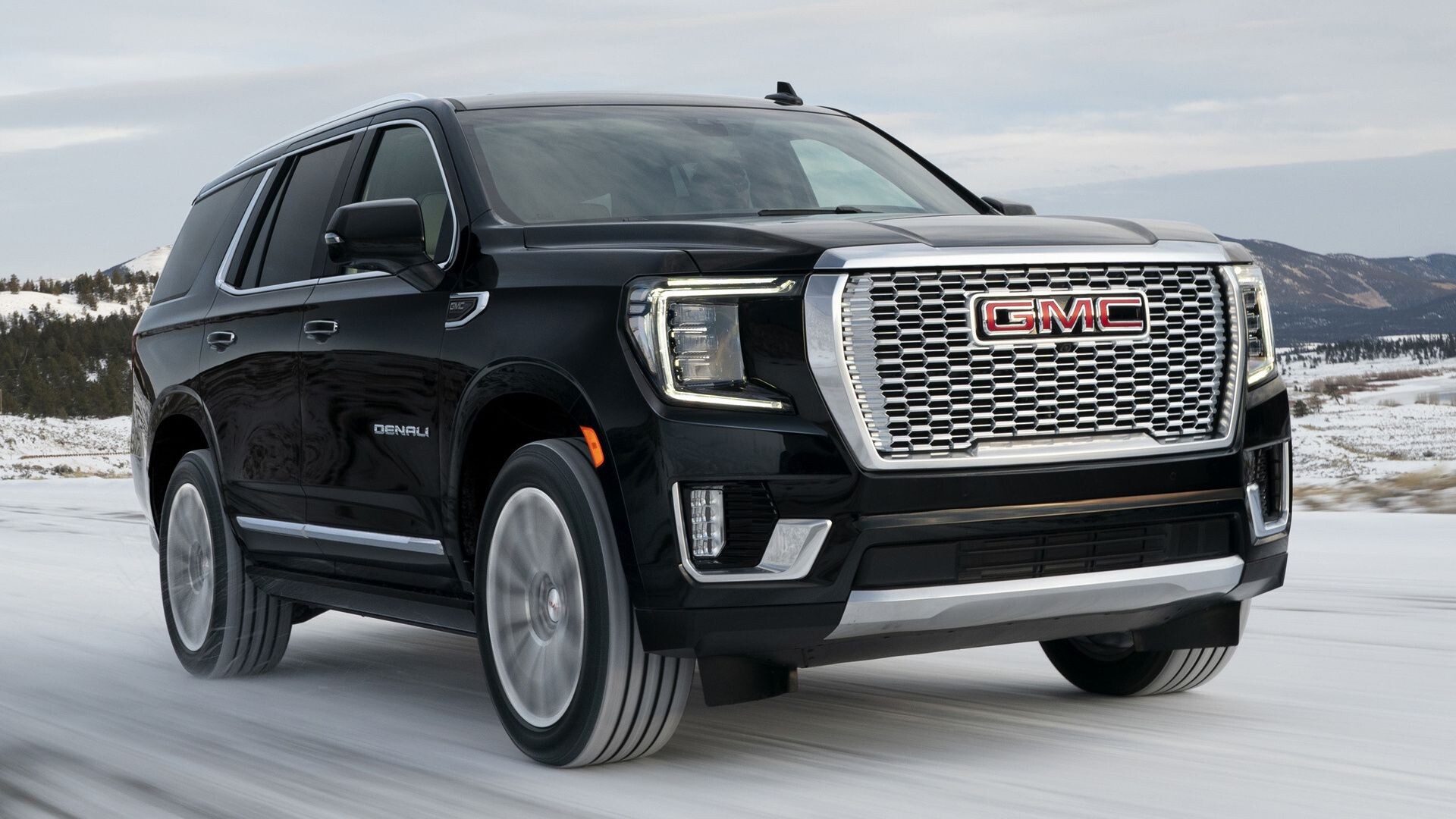 GMC Yukon redesigned, Luxury SUV, Cutting-edge technology, Premium craftsmanship, 1920x1080 Full HD Desktop