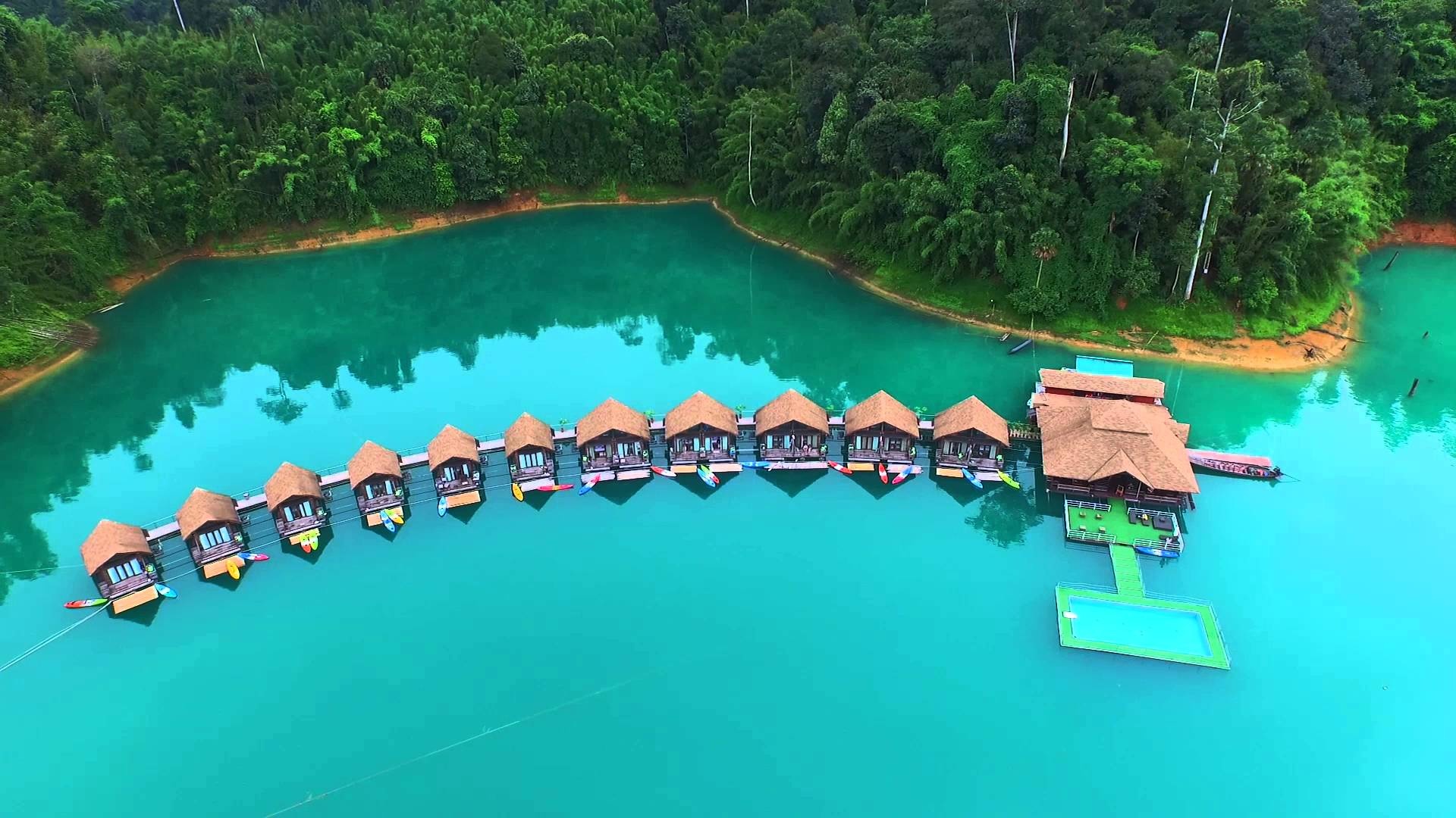 Khao Sok National Park, Tropical paradise, Floating resort, Exotic wildlife, 1920x1080 Full HD Desktop