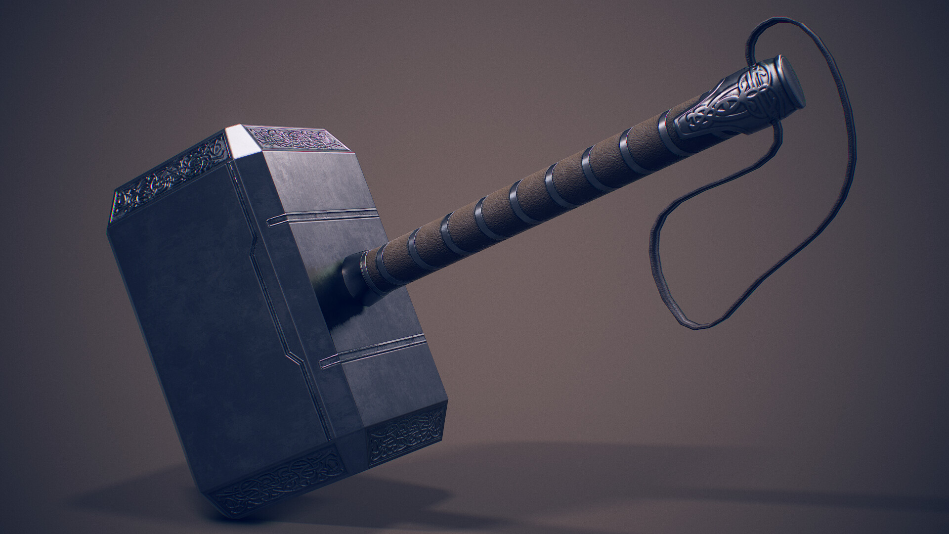 Radek Hrabal, Mjolnir, Thor's Hammer, 1920x1080 Full HD Desktop