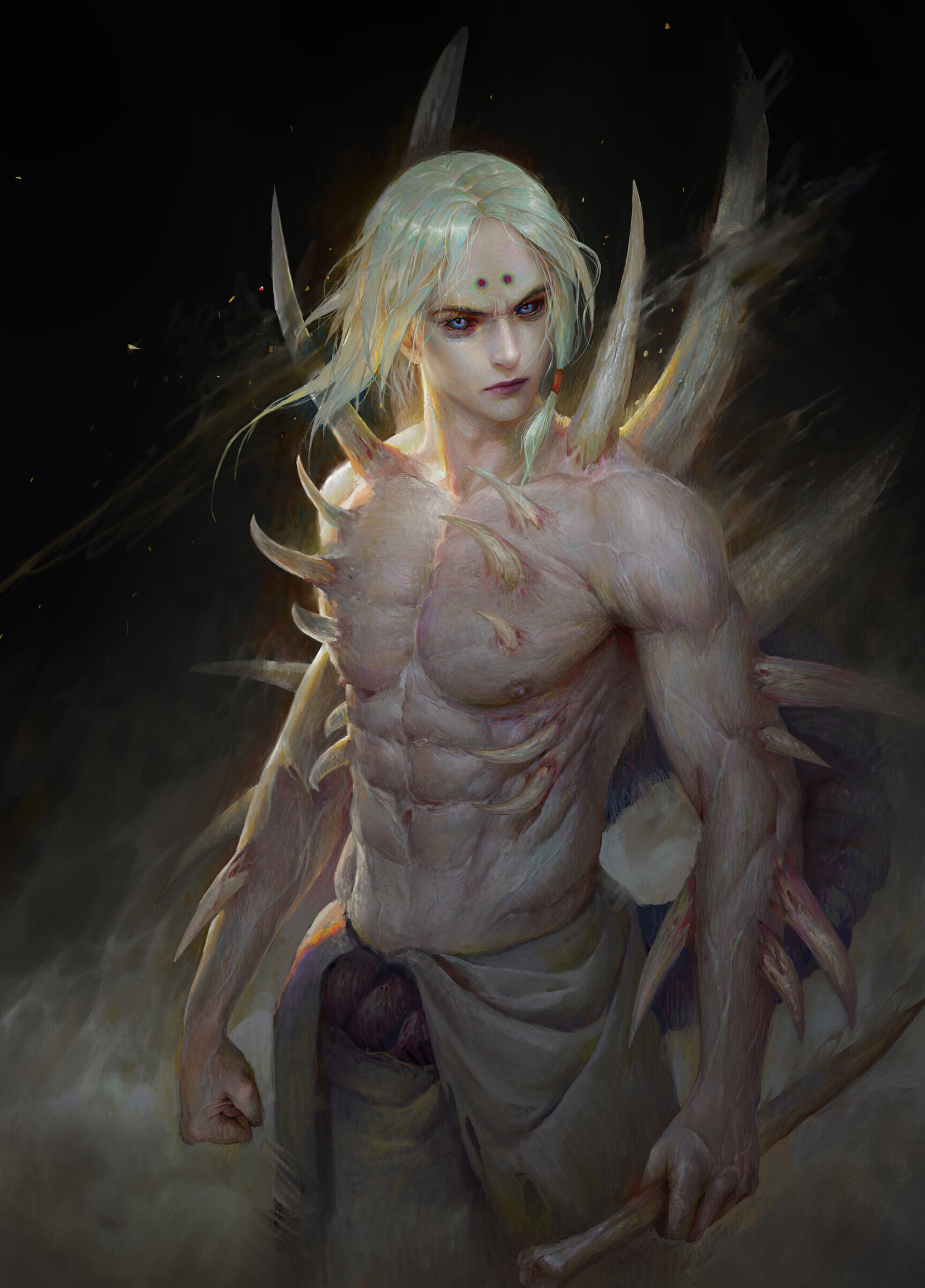 Kimimaro, Bone manipulation, Naruto warrior, Powerful abilities, 1920x2680 HD Phone