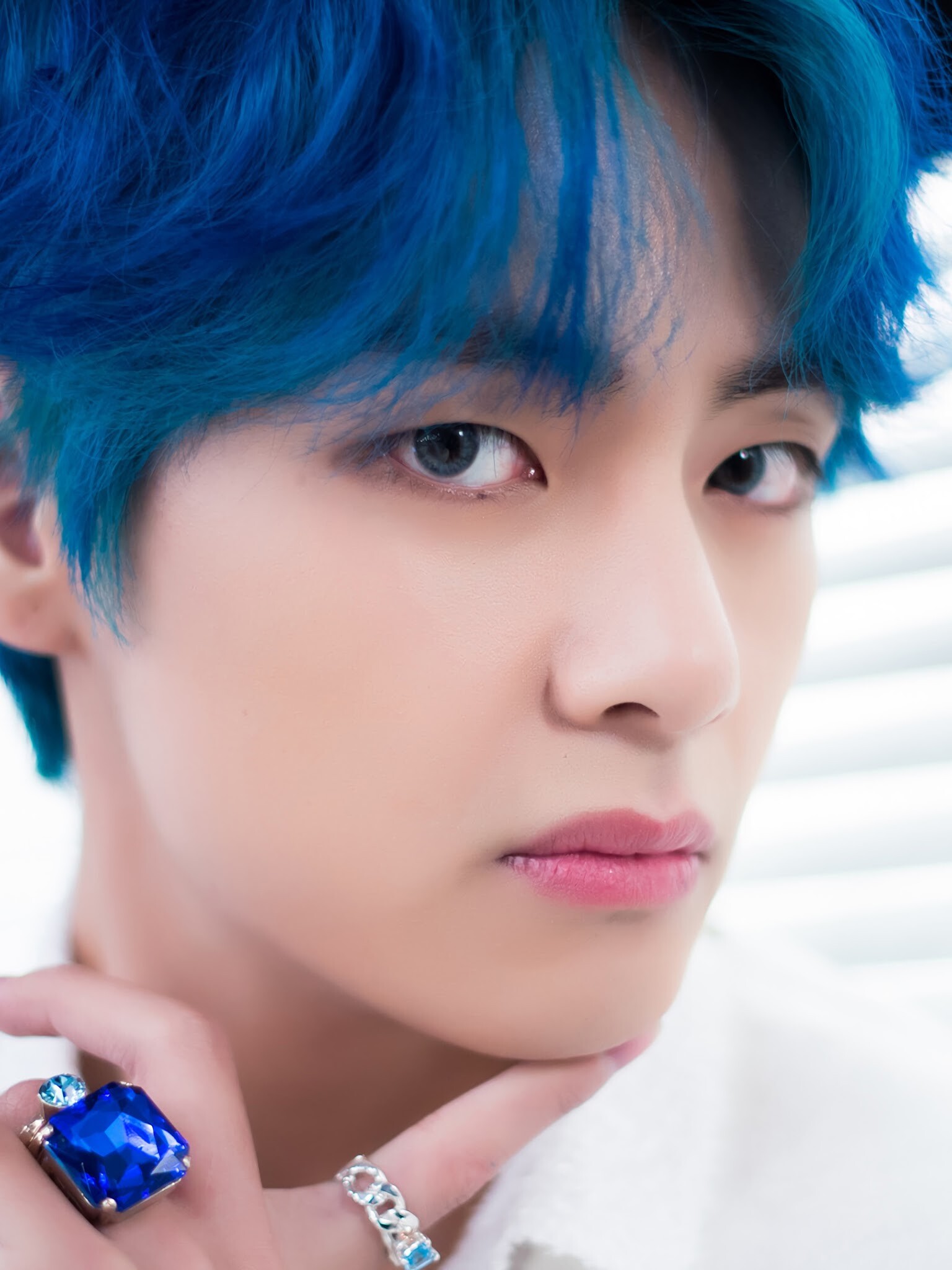 V (BTS), Boy with luv, PC desktop wallpaper, BTS V, 1540x2050 HD Phone