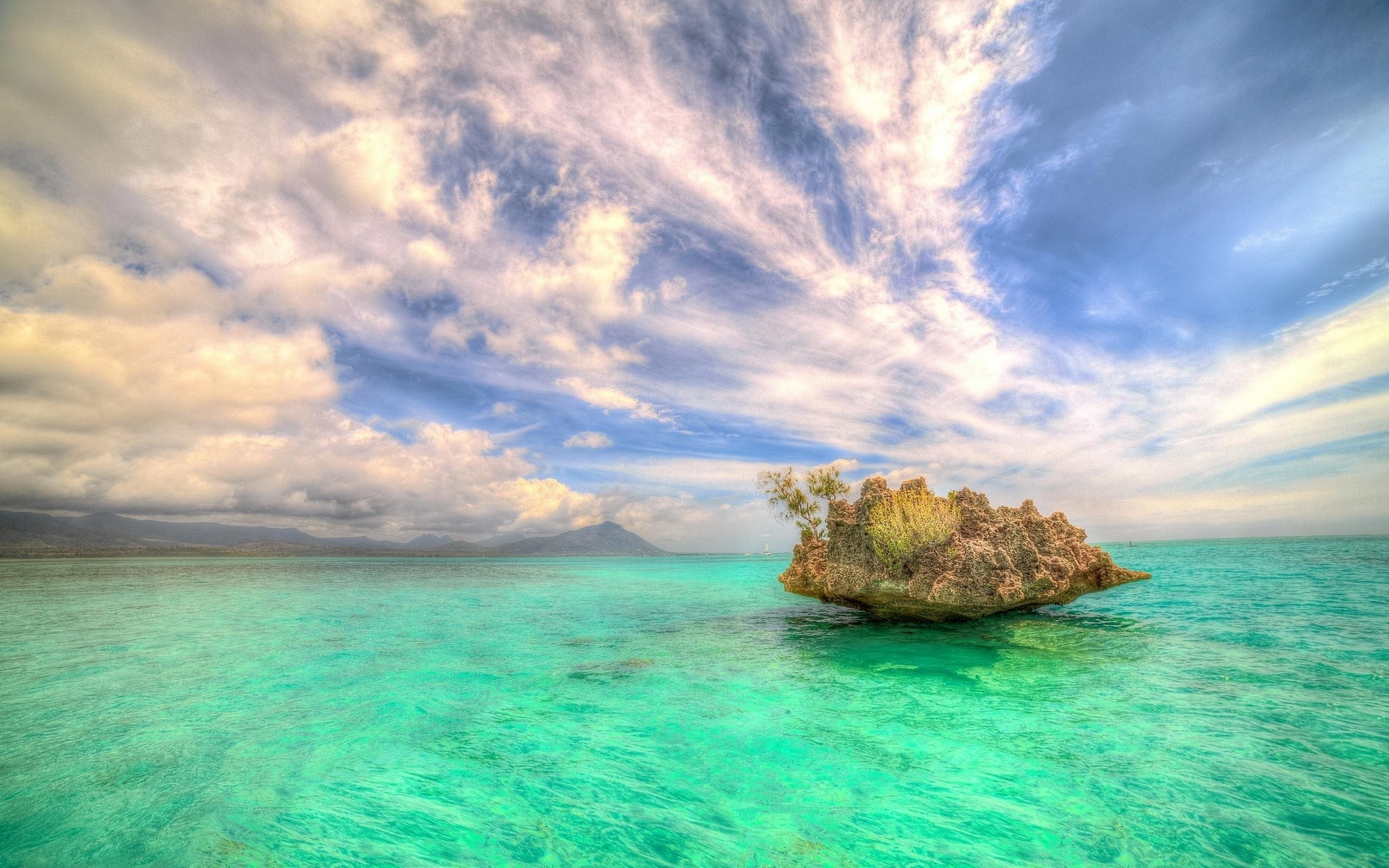 Mauritius Island, Turquoise waters, Tropical bliss, Captivating landscapes, 1920x1200 HD Desktop