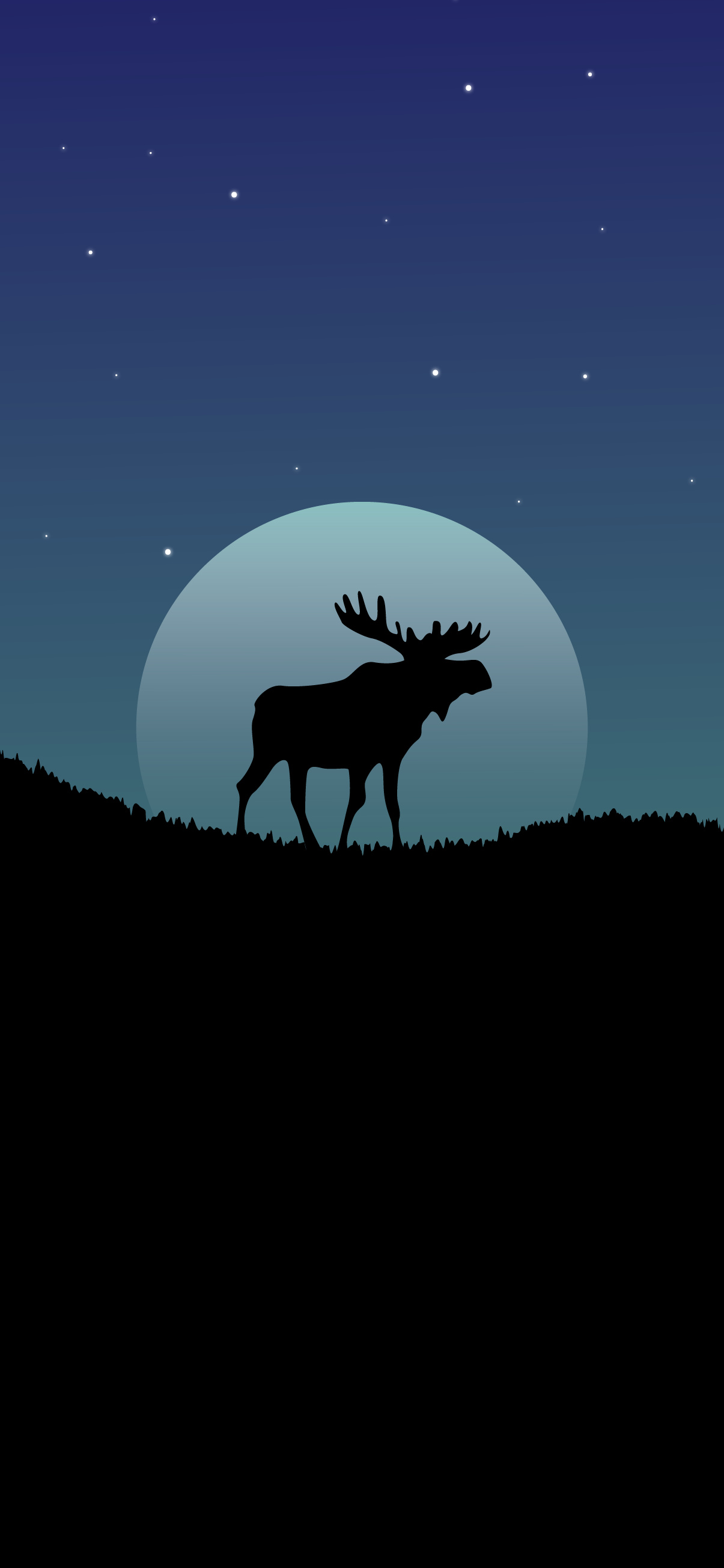 Beautiful moose, Amoled wallpaper, Striking visuals, Impressive backgrounds, 1210x2610 HD Phone