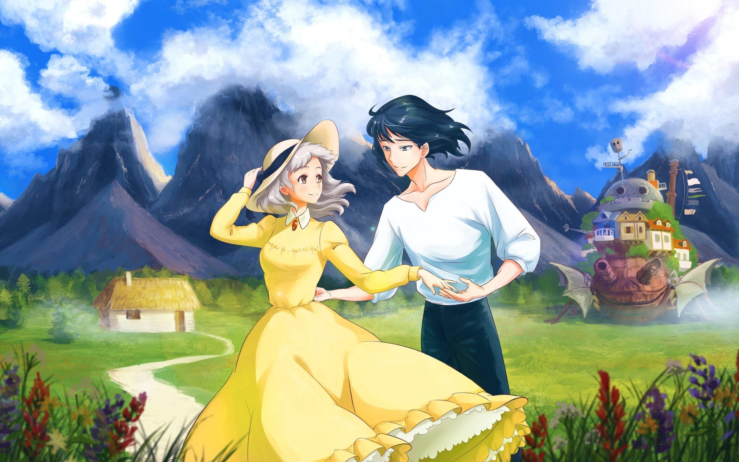 Howl and Sophie, Howl's Moving Castle Wallpaper, 2560x1600 HD Desktop