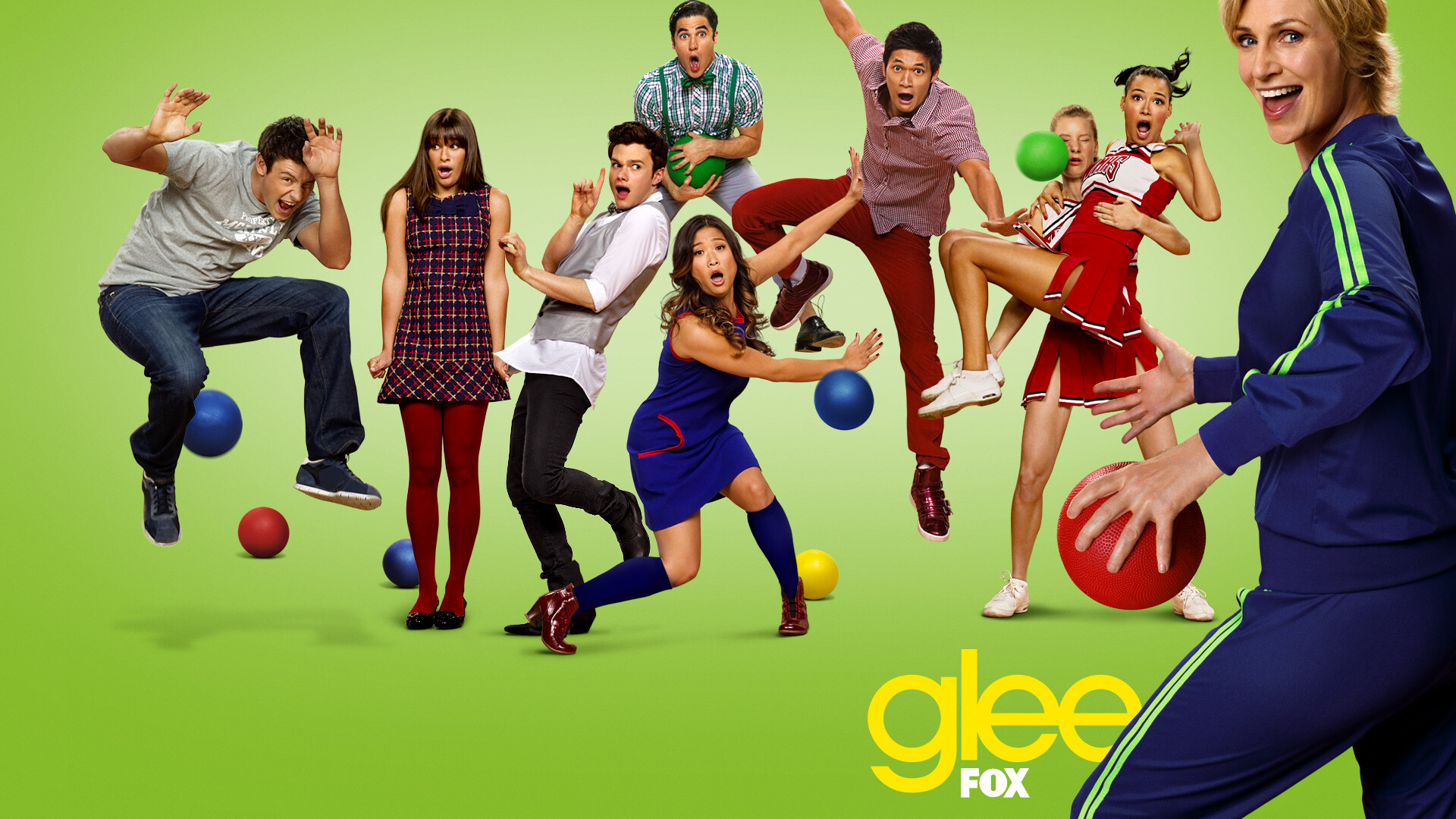 Glee HD wallpapers, Dynamic visuals, Musical moments, Iconic TV show, 1920x1080 Full HD Desktop