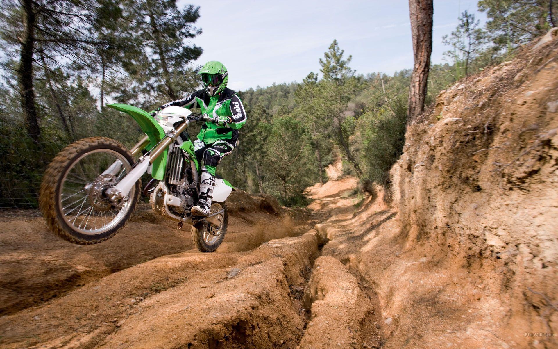 Kawasaki KLX450R, Off-road adventure, Powerful performance, Motorcycle wallpaper, 1920x1200 HD Desktop