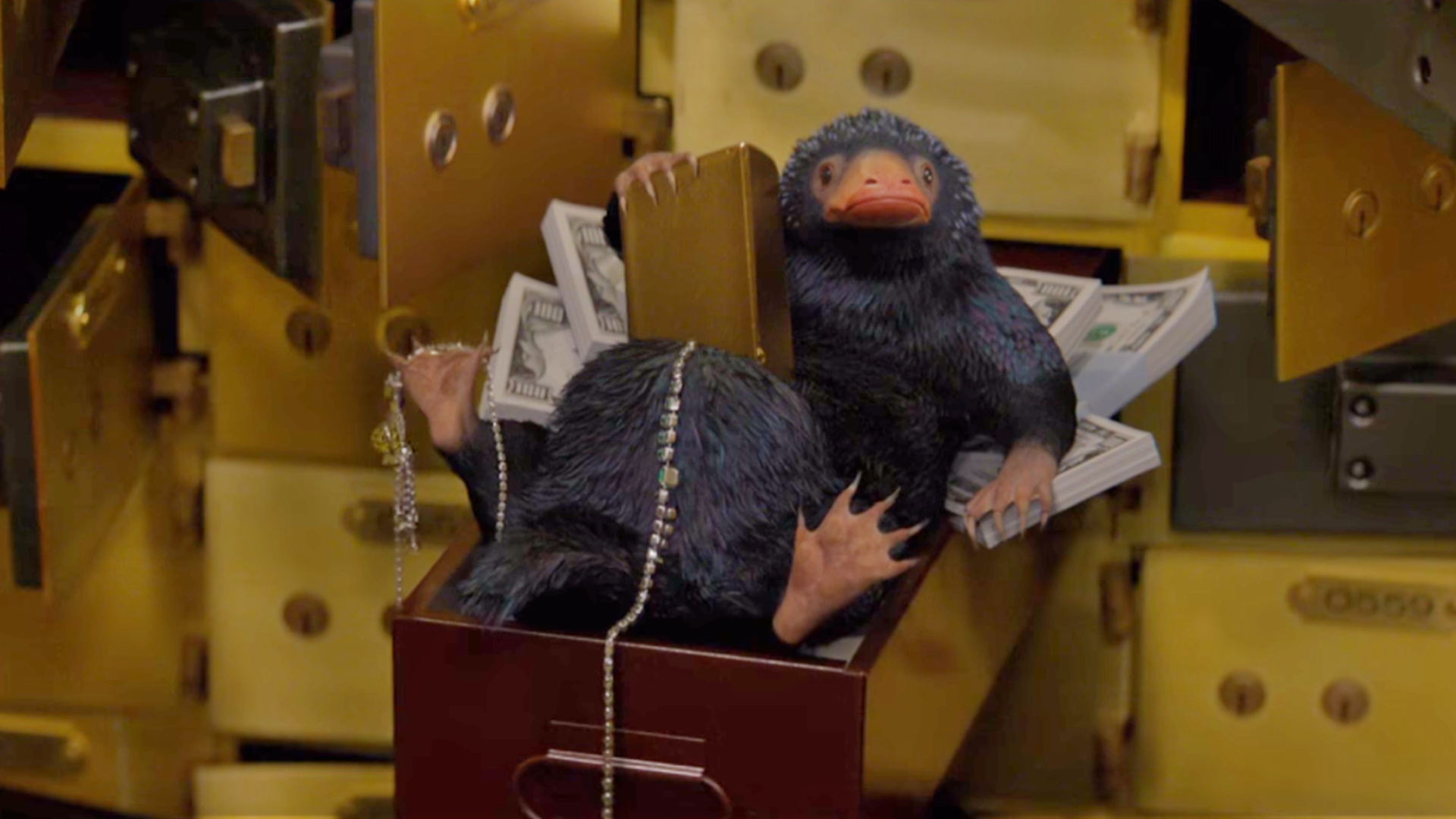 Niffler, Fantastic Beasts, Which creature, Zoo, 1920x1080 Full HD Desktop