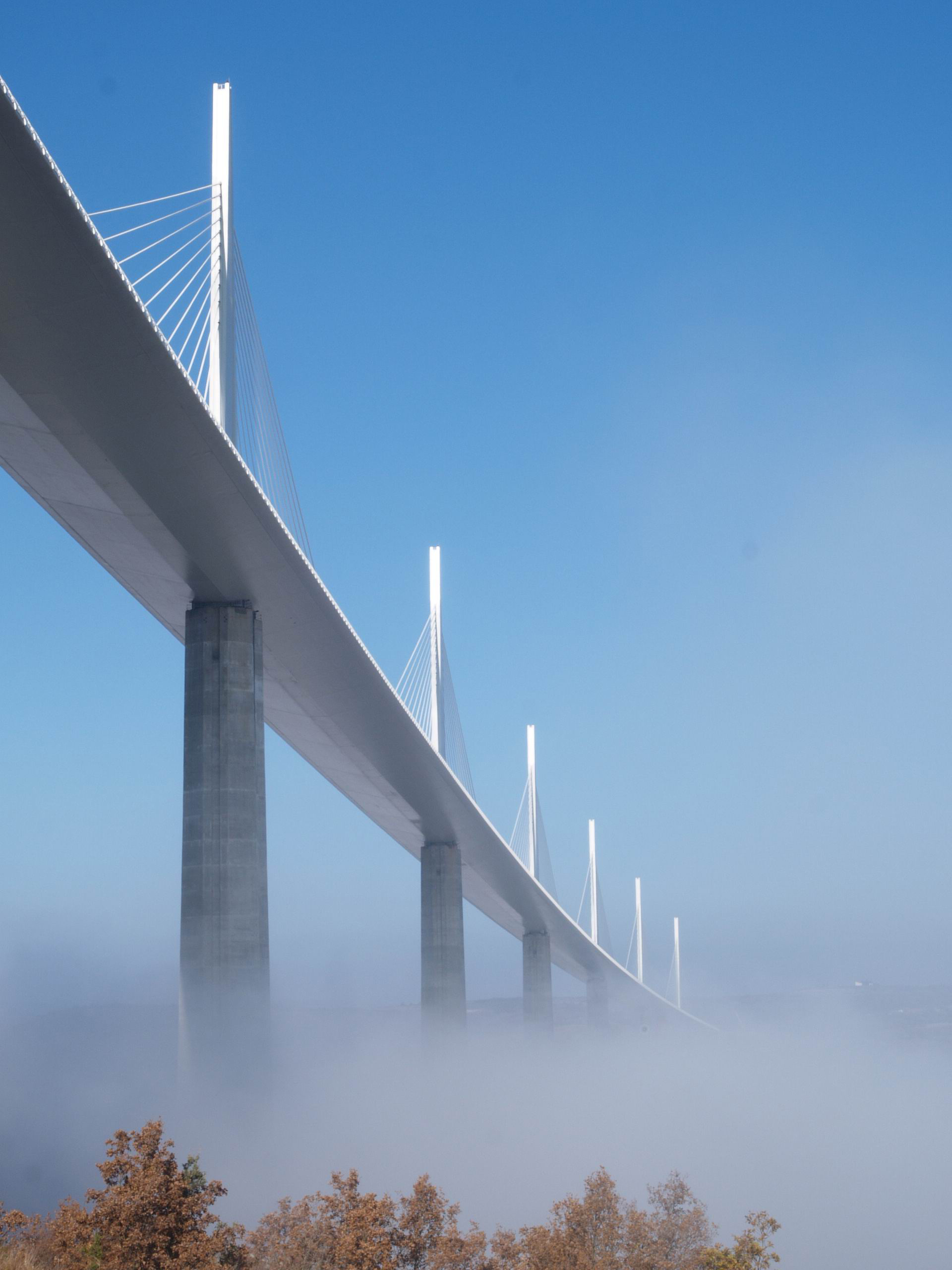 Millau Bridge France, Bridges viaduc de Millau, Free wallpaper, 1920x2560 HD Phone