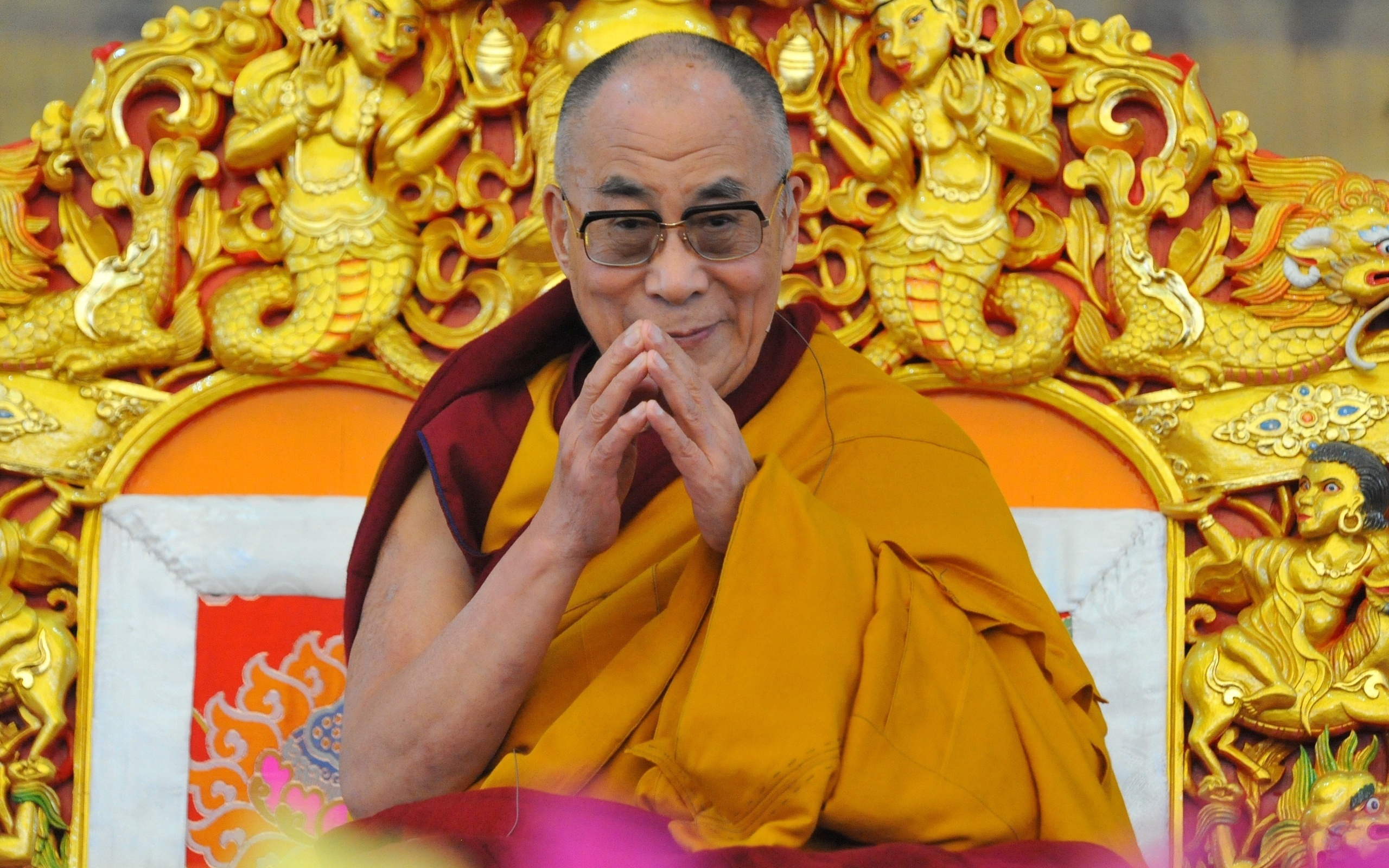 Dalai Lama, Celeb spiritual leader, Peace advocate, Wallpaper, 2560x1600 HD Desktop