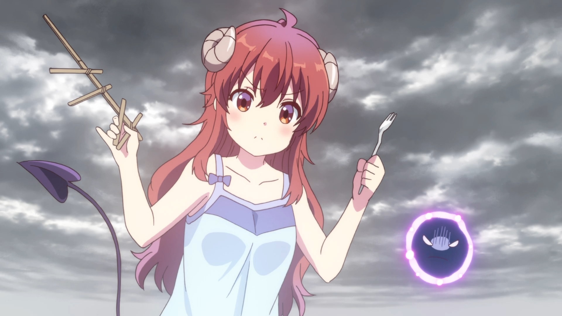 The Demon Girl Next Door, Episode 11 ancestor telephone, 1920x1080 Full HD Desktop