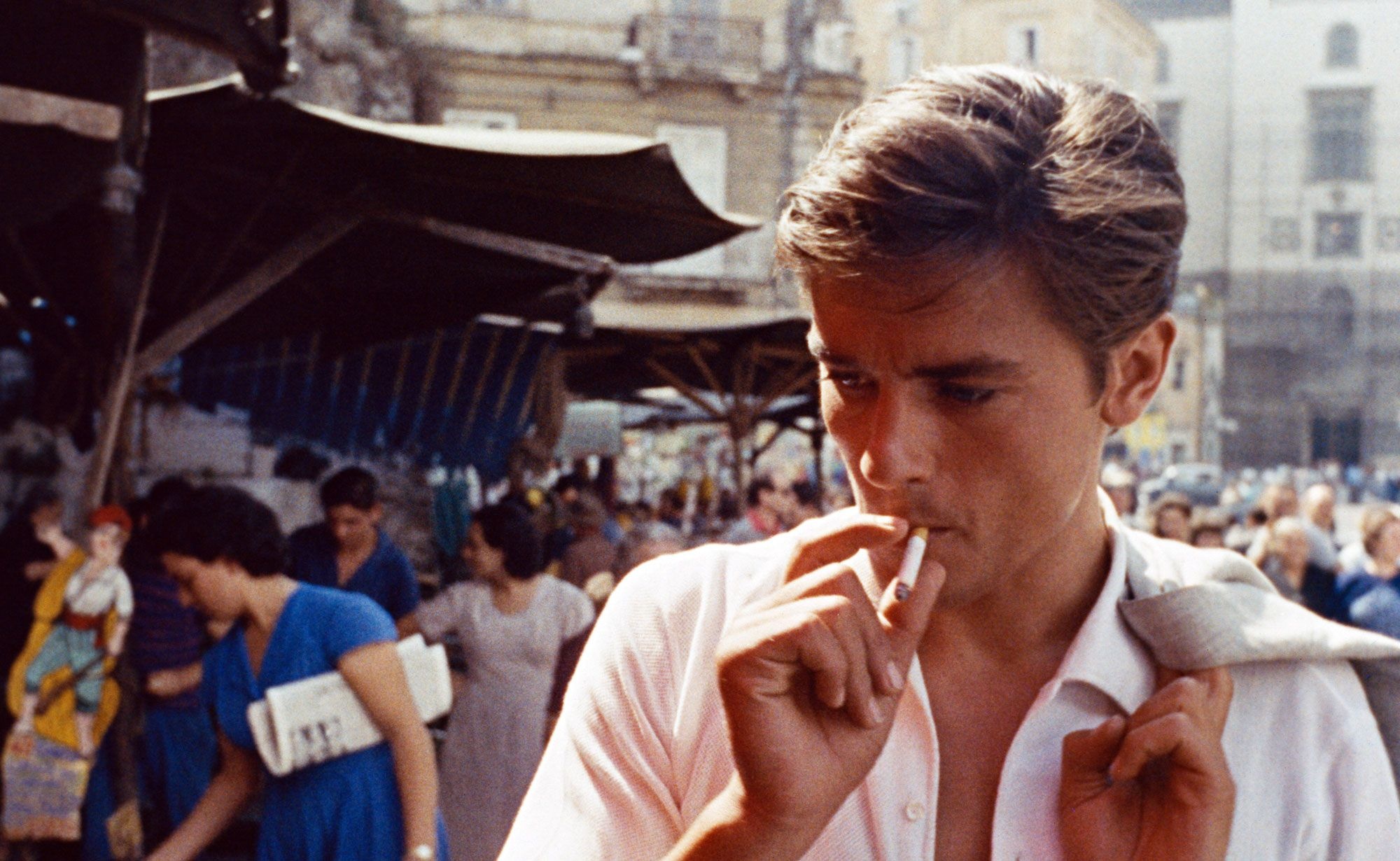 Alain Delon, Mesmerizing performance, Plein Soleil, French New Wave, 2000x1230 HD Desktop