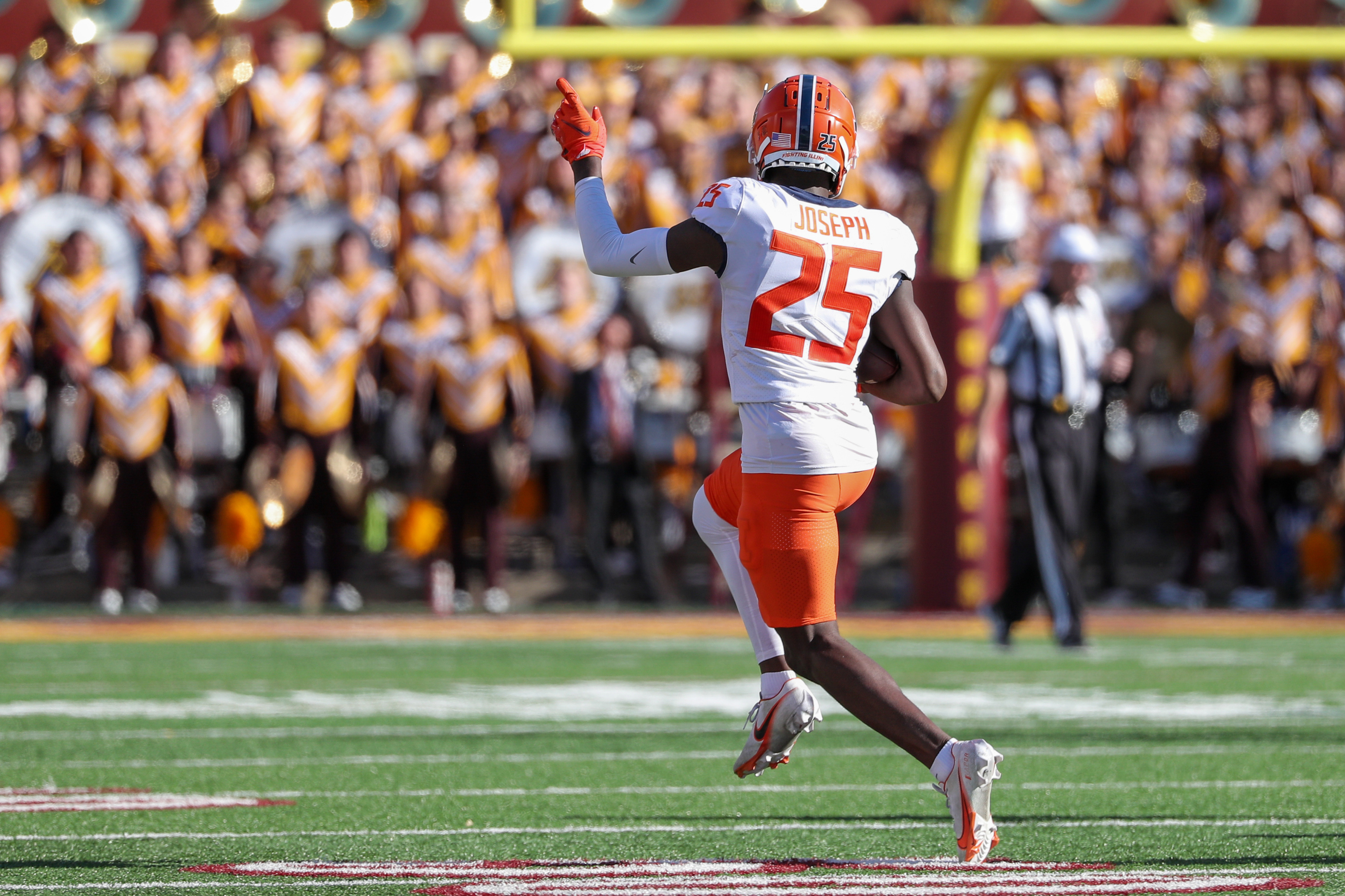 Kerby Joseph, Illinois Fighting Illini Football Wallpaper, 3200x2140 HD Desktop