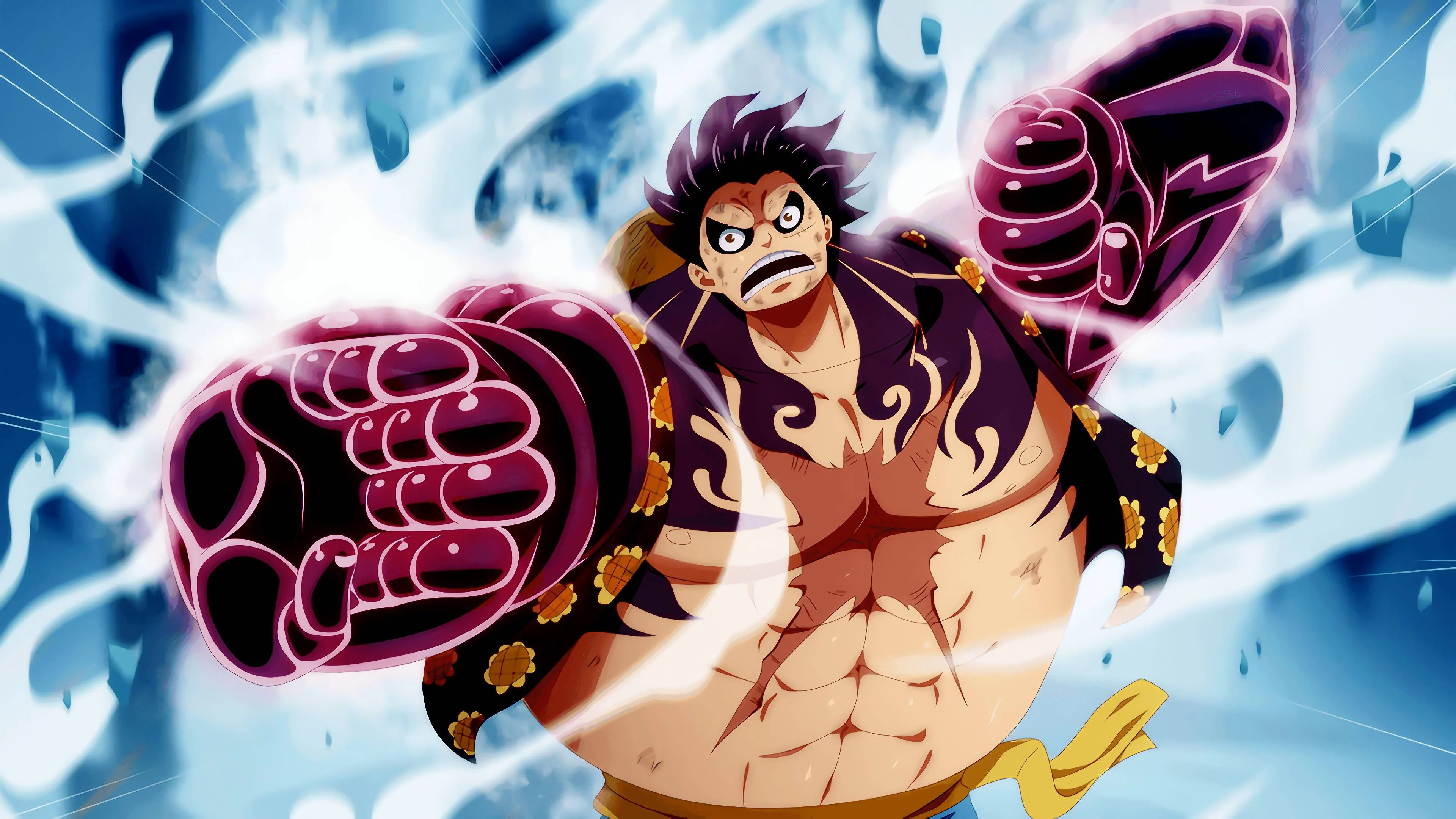 Monkey D. Luffy gear 4, Wallpapers, 3840x2160 4K Desktop