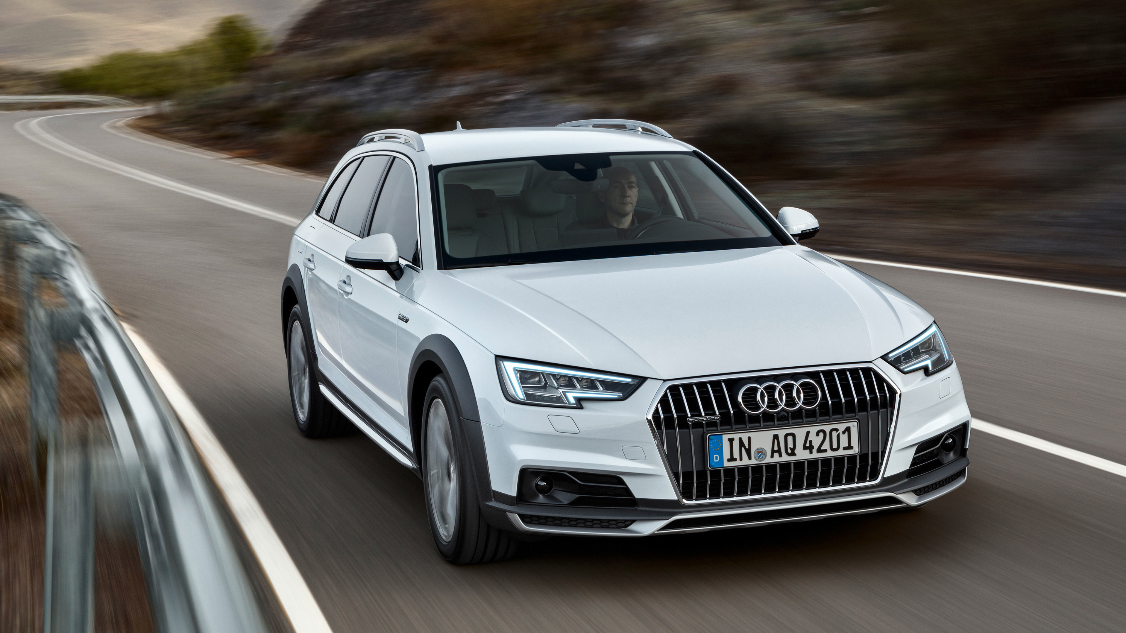 Audi A4 Allroad, Quattro power, Inspired design, 3840x2160 4K Desktop