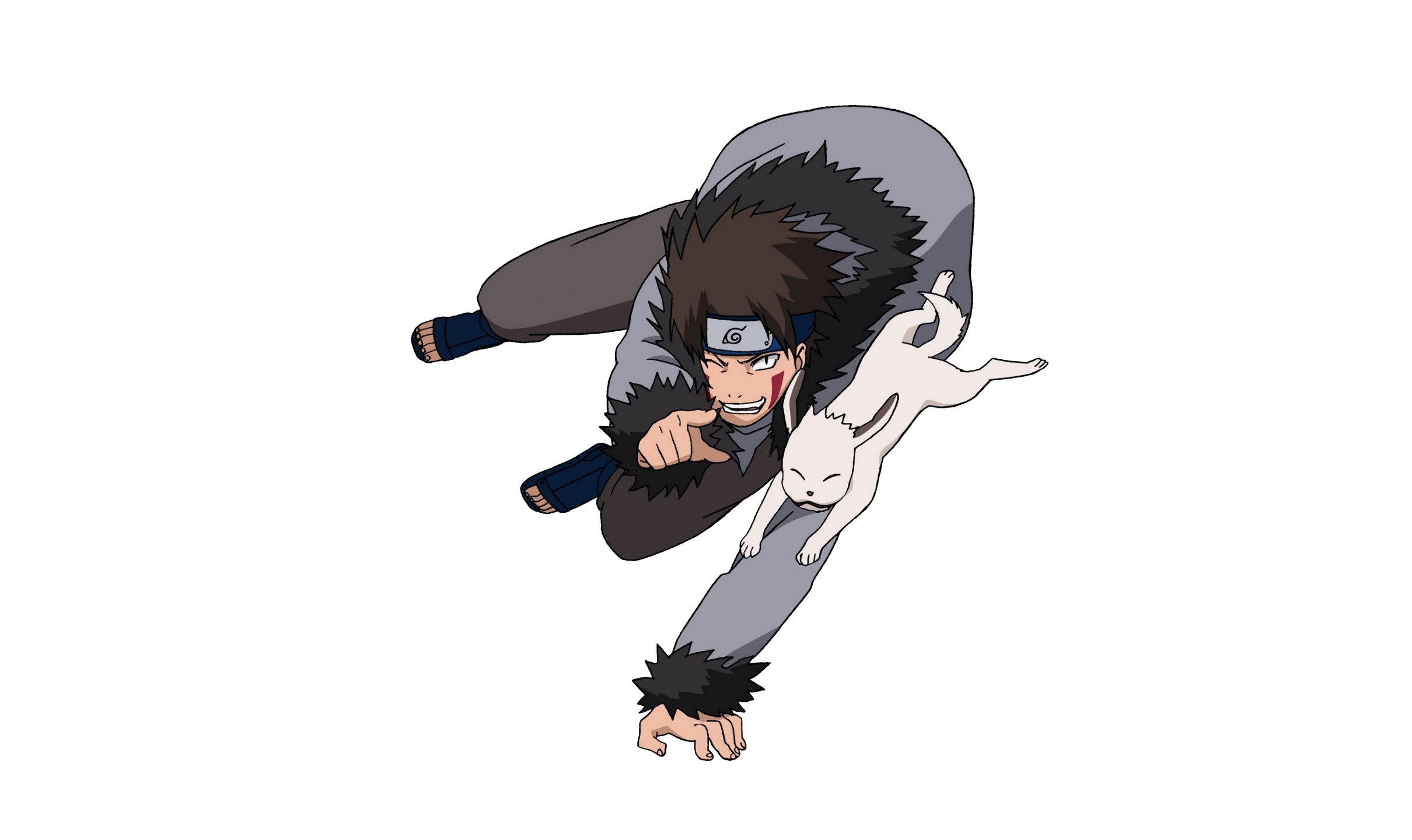 Kiba Inuzuka, Naruto anime, Naruto inu, Kiba Akamaru, 2420x1440 HD Desktop