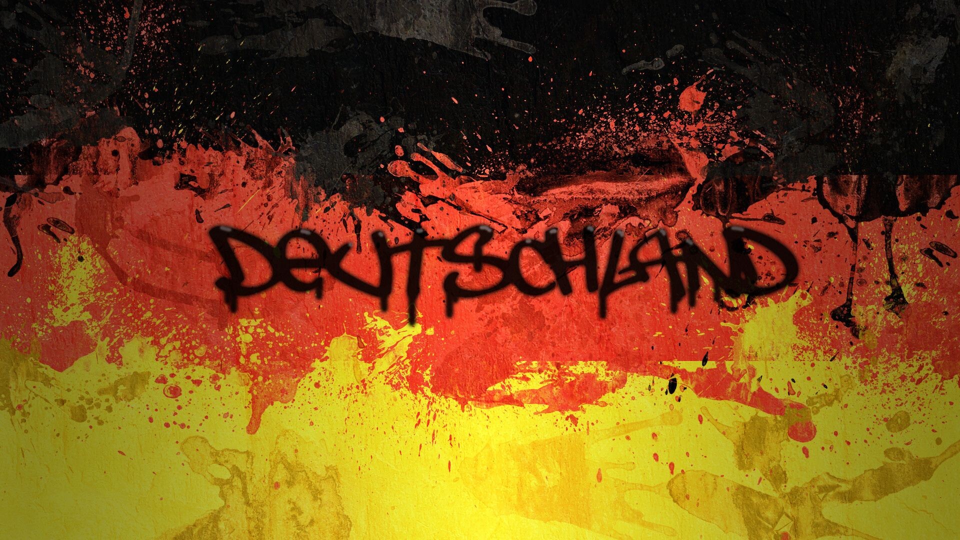 Graffiti, Flag of Germany Wallpaper, 1920x1080 Full HD Desktop