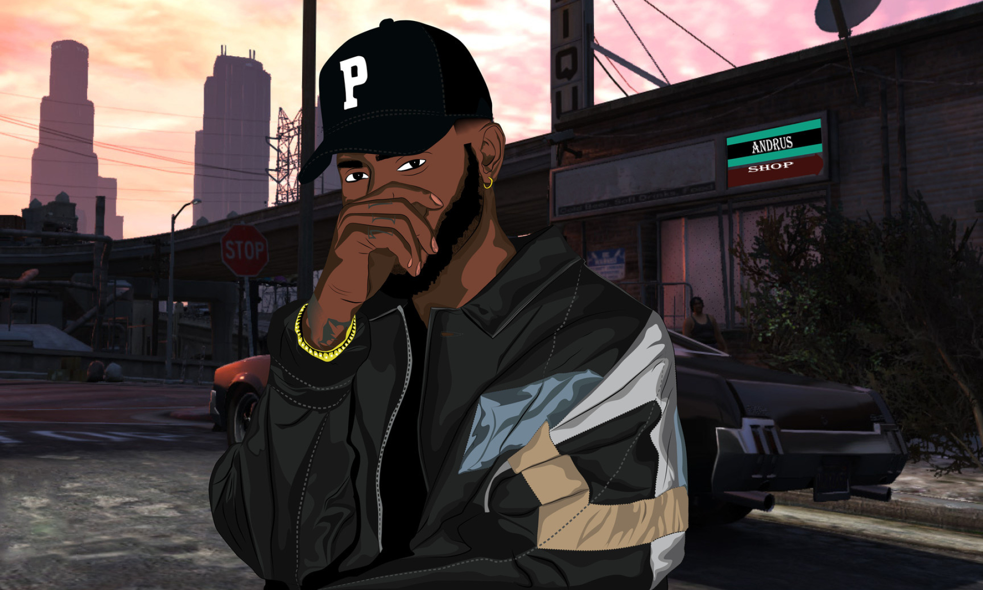 Bryson Tiller music, ArtStation design, R&B art, Trapsoul artist, 1920x1160 HD Desktop