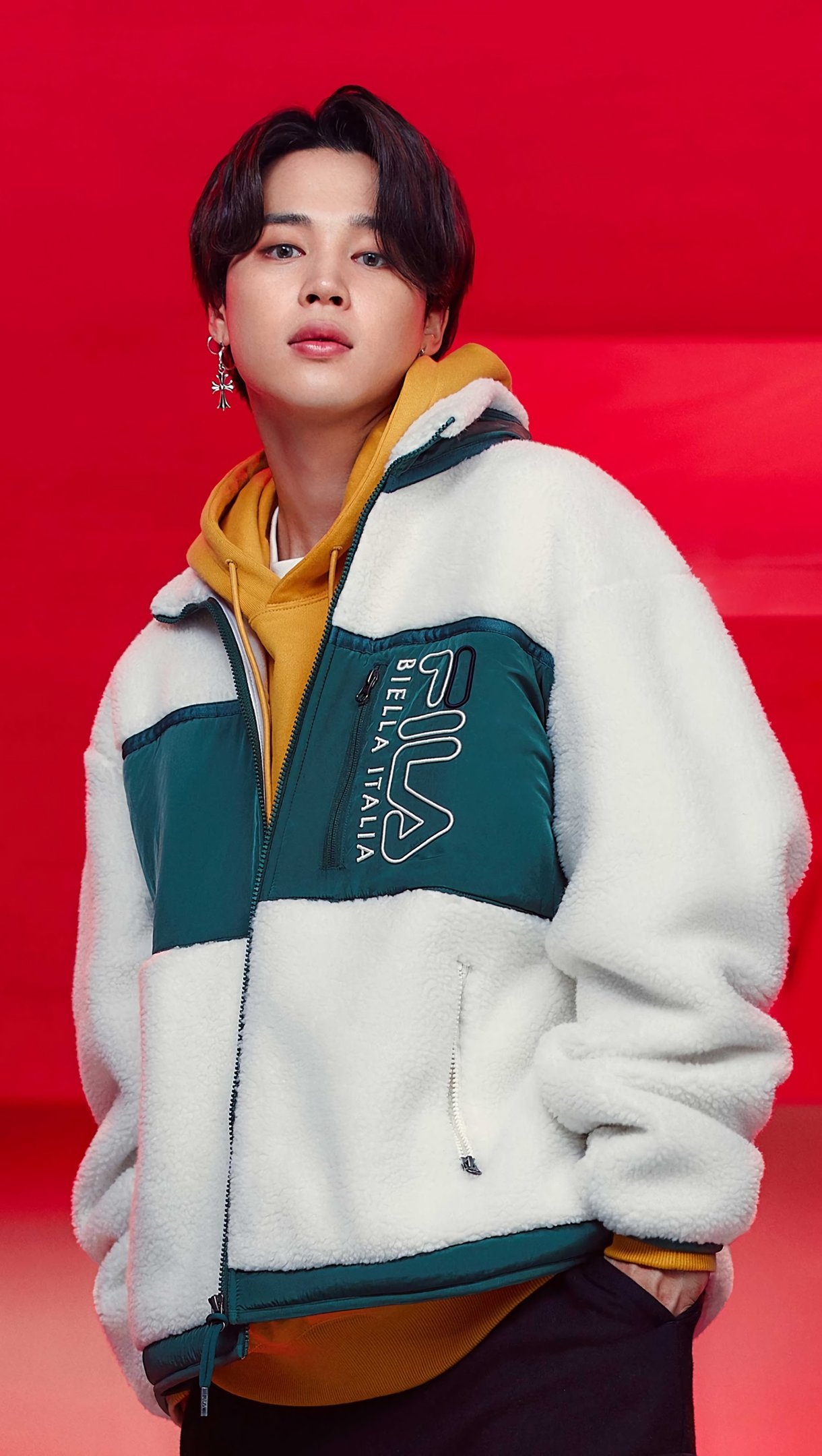 Jimin, BTS, Fila photoshoot wallpaper, Ultra HD, 1220x2160 HD Phone