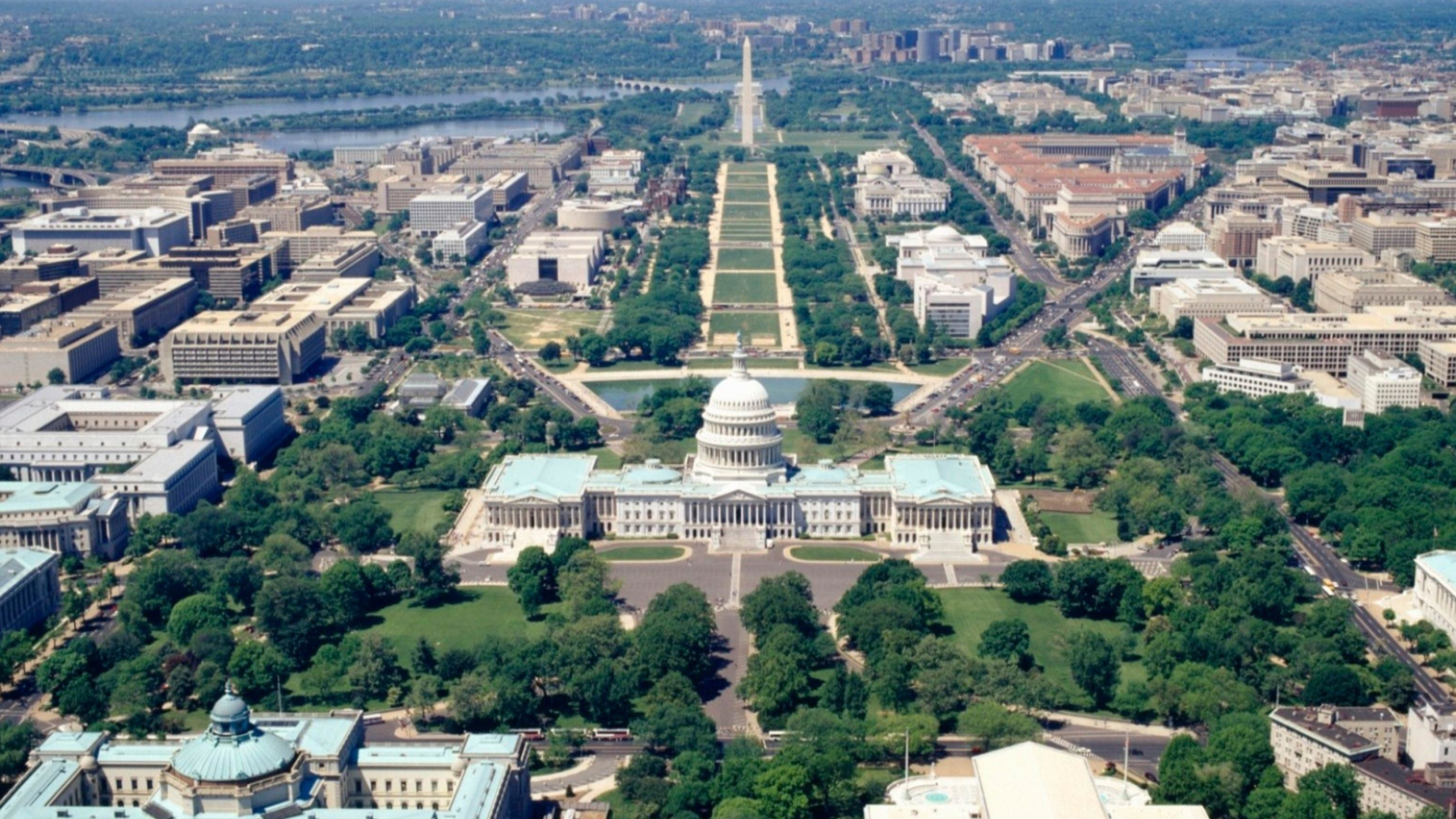 Washington, D.C., Iconic monuments, Vibrant city, Capital of the United States, 3840x2160 4K Desktop