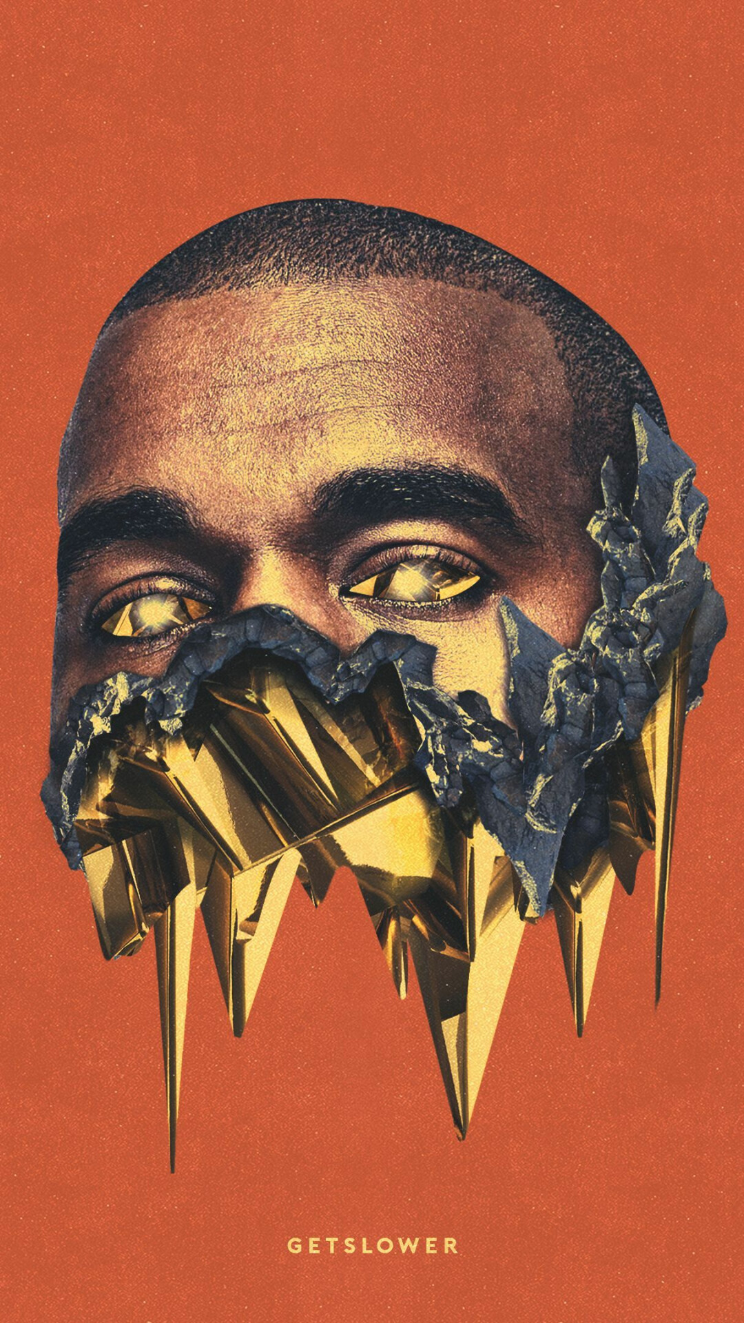 Kanye West, Golden aesthetic, Celebrity photo, Pinimg, 1080x1920 Full HD Phone