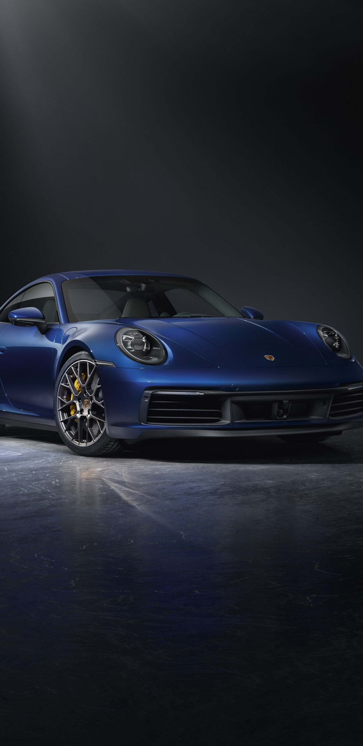 Sports car blue, Porsche 911, Samsung Galaxy wallpaper, HD image, 1440x2960 HD Phone