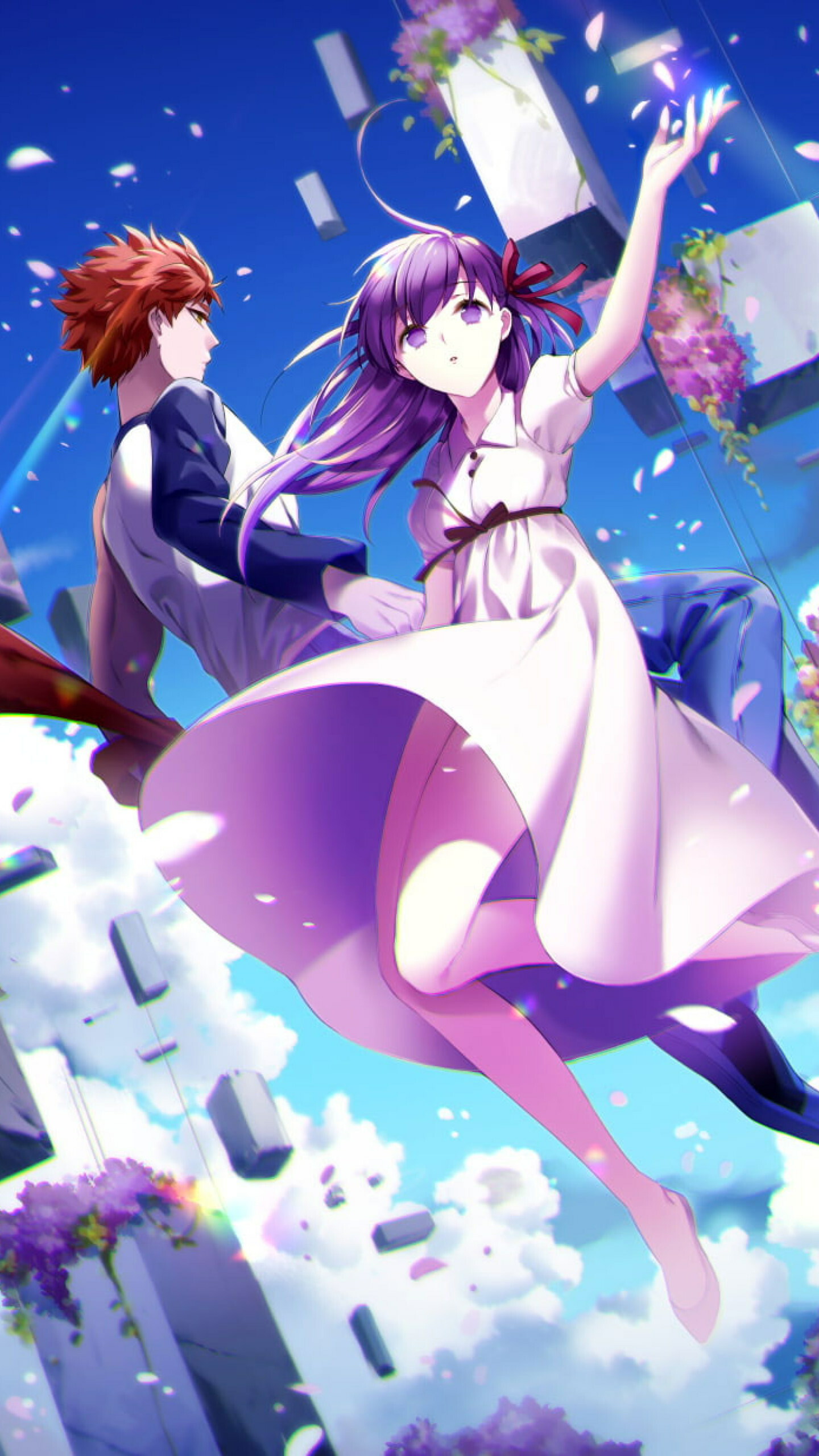 Shiro and Sakura, Fate/stay night: Heaven's Feel Wallpaper, 1440x2560 HD Phone