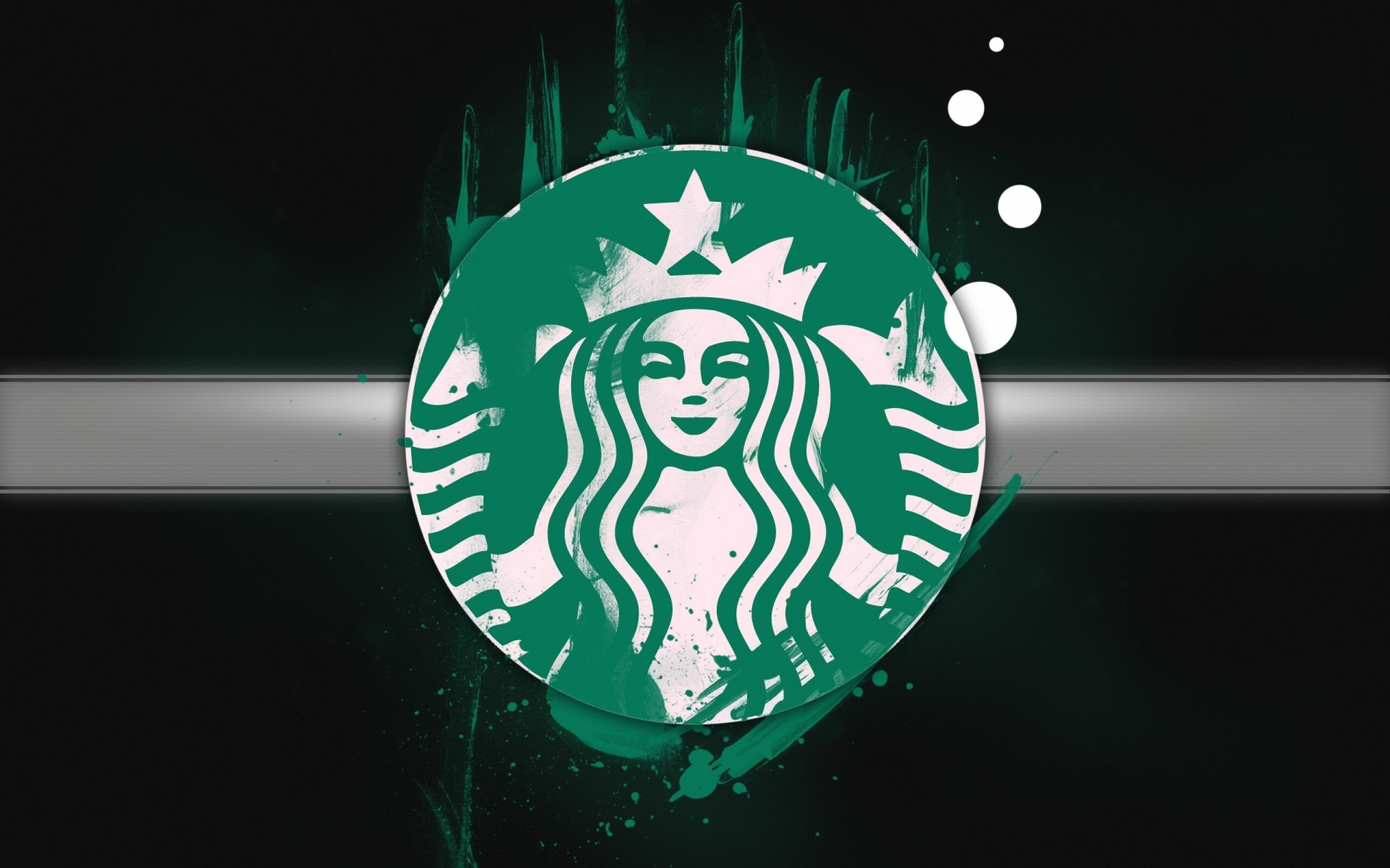 Starbucks, Logo, Starbucks Logo Backgrounds, 2560x1600 HD Desktop