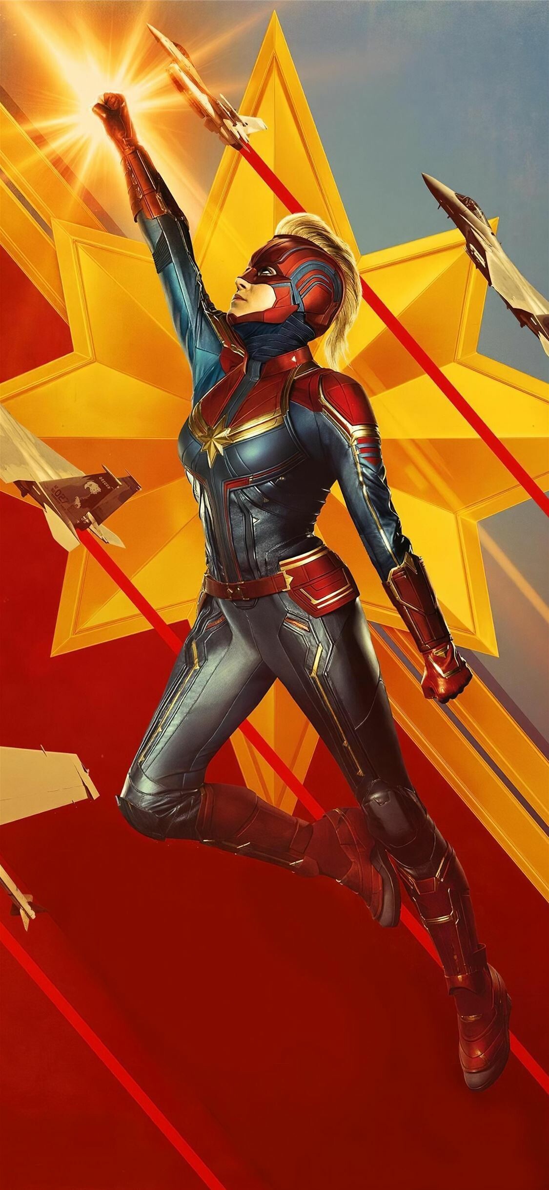 Ms. Marvel, Captain Marvel 2019 Movie, iPhone Wallpapers, 1130x2440 HD Phone