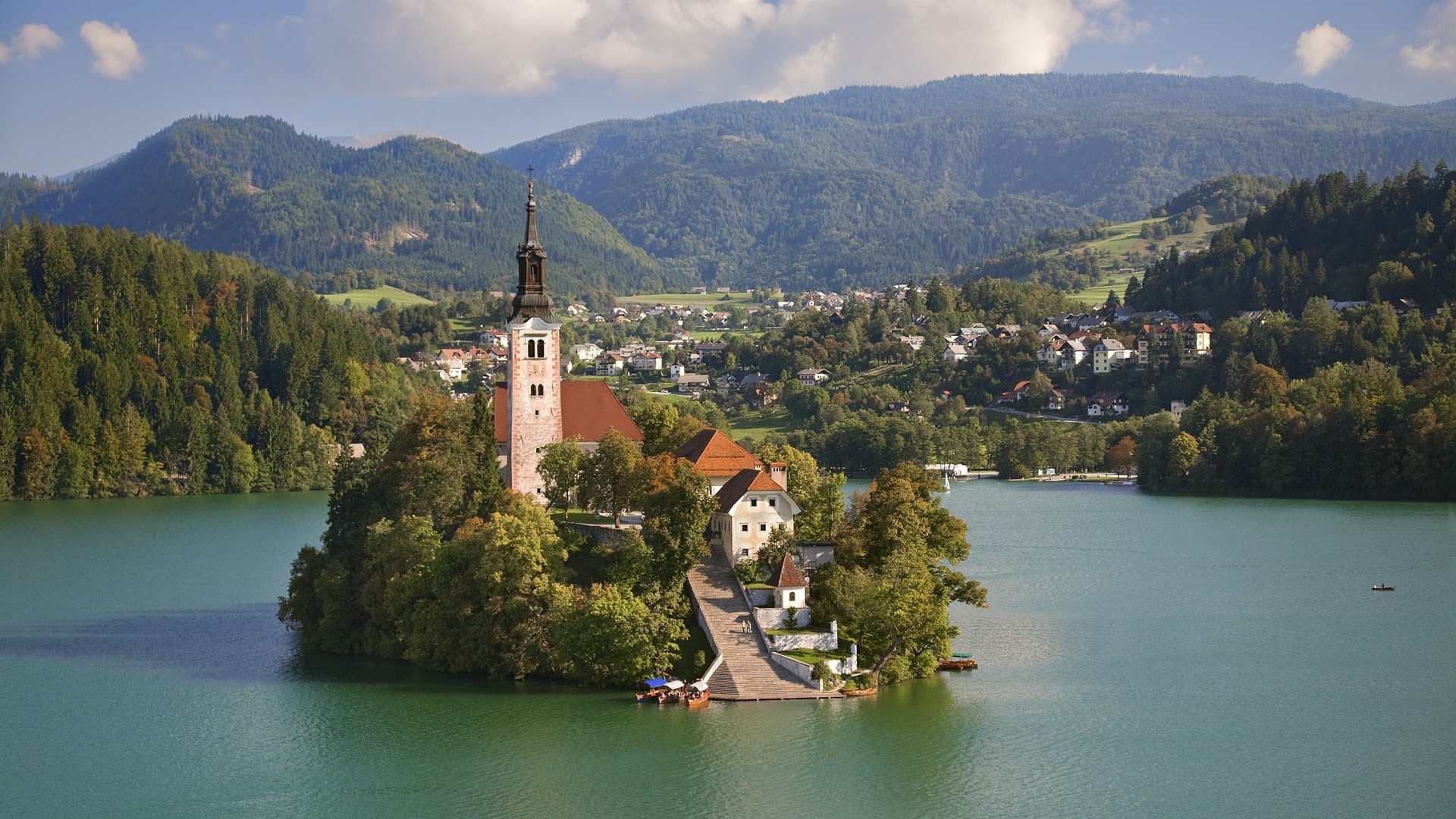 Lake Bled, Europe Wallpaper, 1920x1080 Full HD Desktop