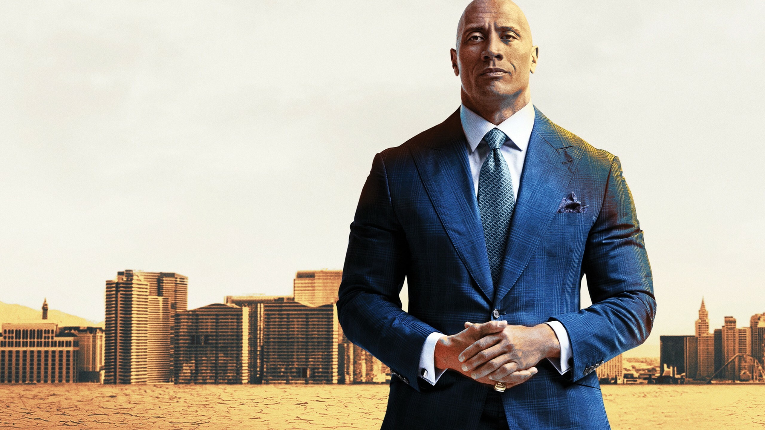 Dwayne Johnson in Ballers, High definition wallpaper, Sports drama, Professional athlete, 2560x1440 HD Desktop