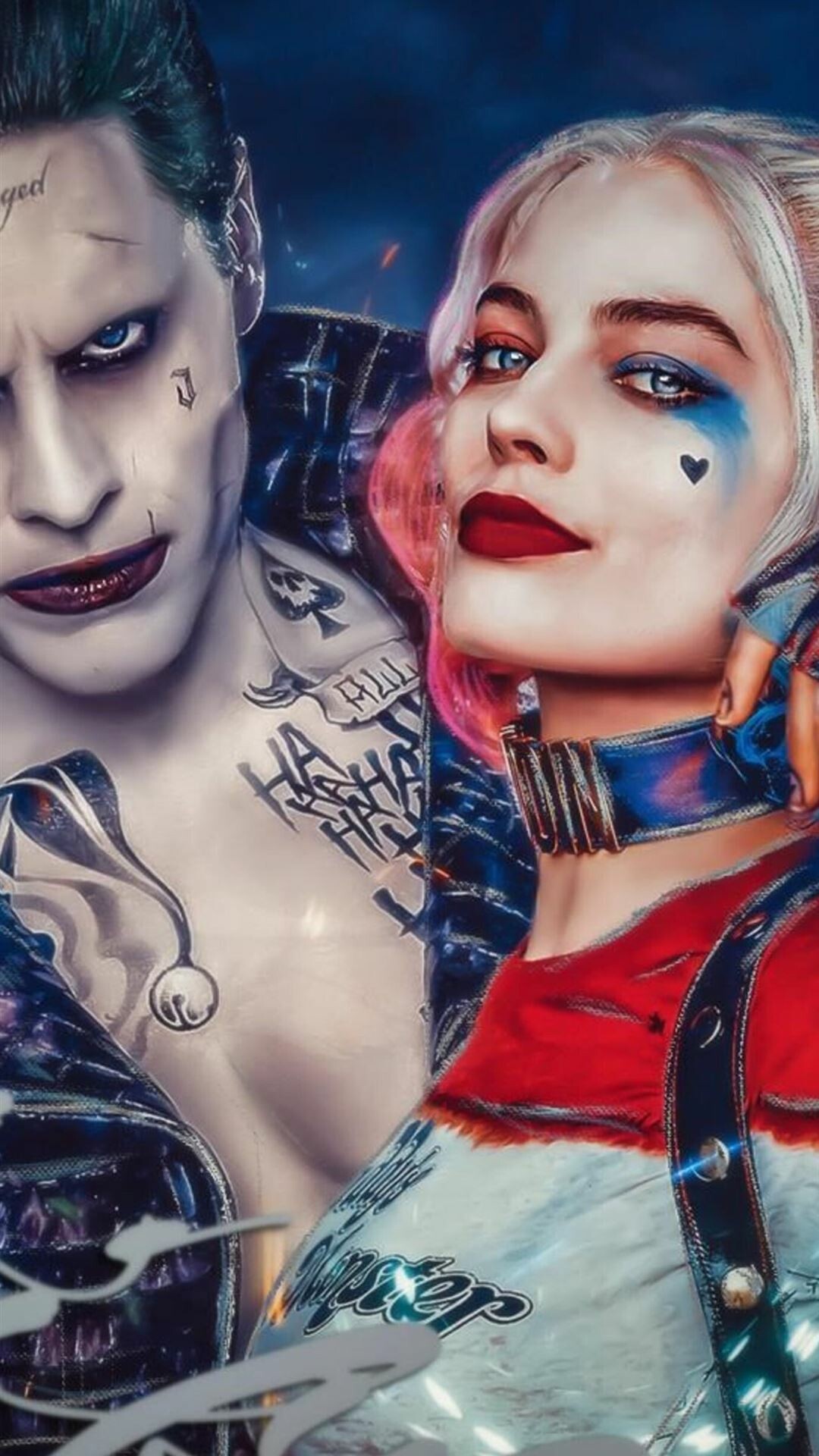 Suicide Squad, Beautiful crime, Samsung Galaxy note, iPhone wallpapers, 1080x1920 Full HD Phone