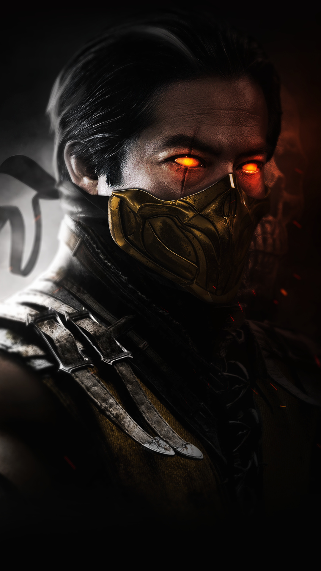 Hiroyuki Sanada, Scorpion wallpaper, Mortal kombat warriors, 1080x1920 Full HD Phone