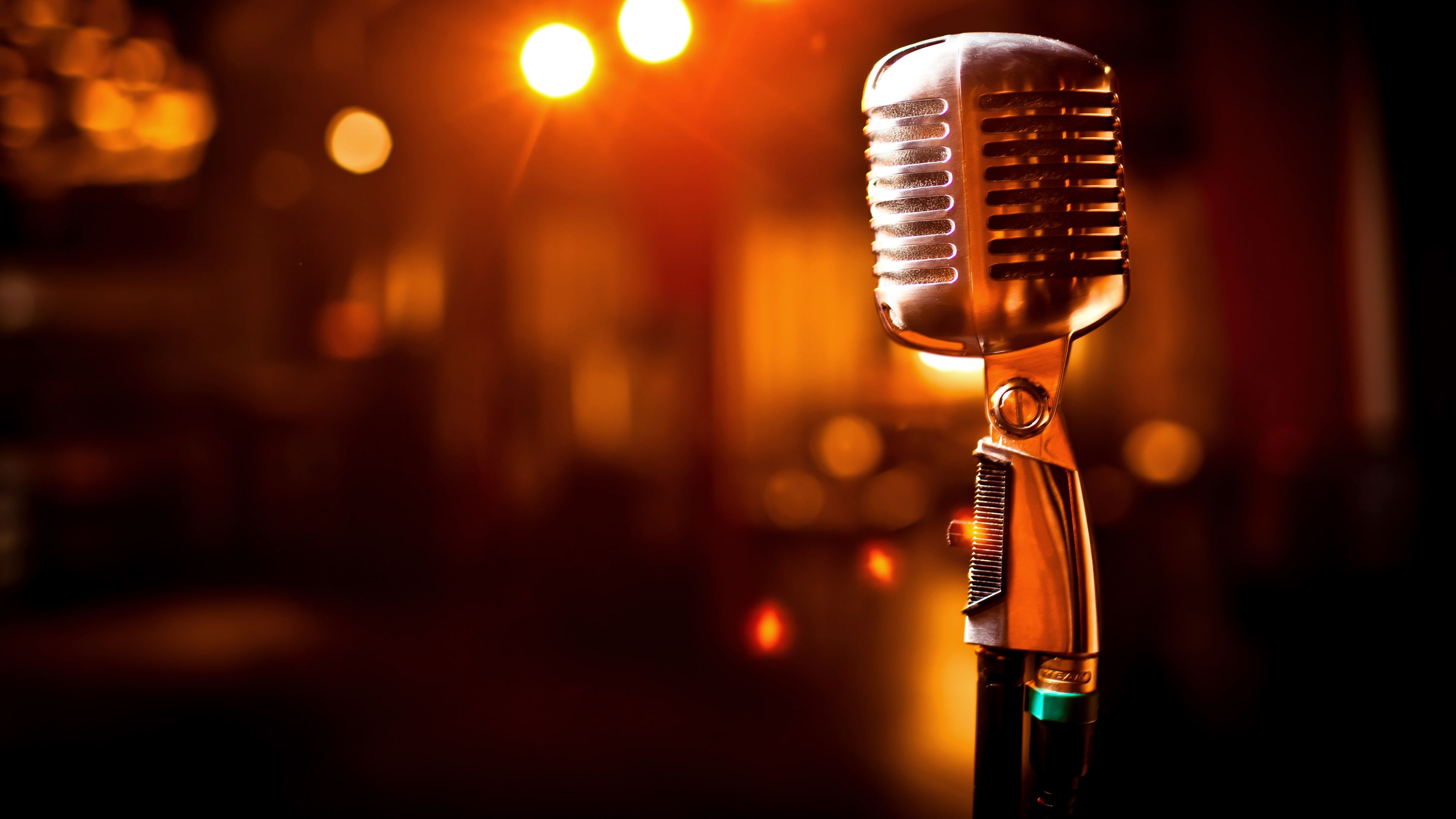 Microphone wallpapers, Music, Technology, Entertainment, 3840x2160 4K Desktop